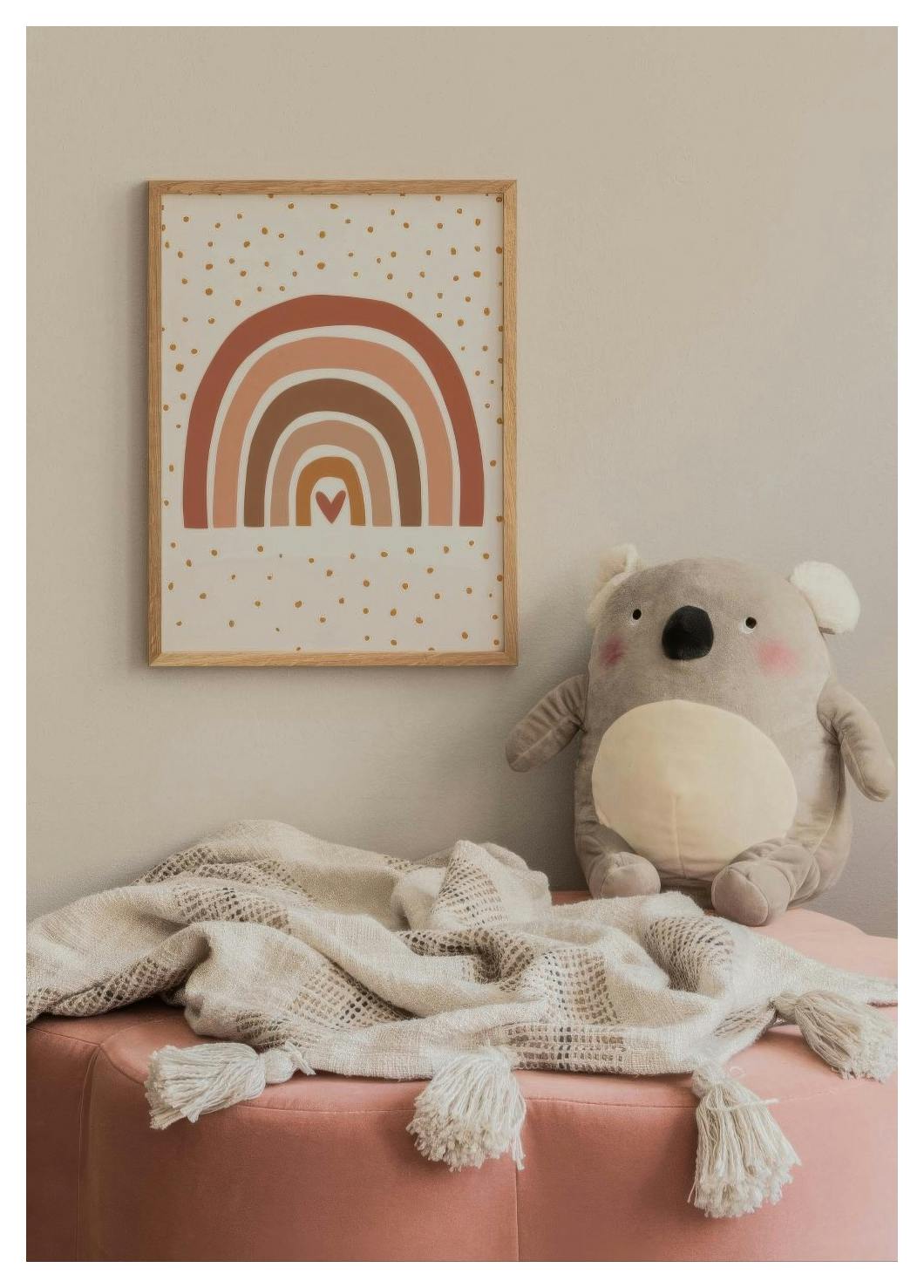 Heart Rainbow Poster (40x50 cm) - Poster Store