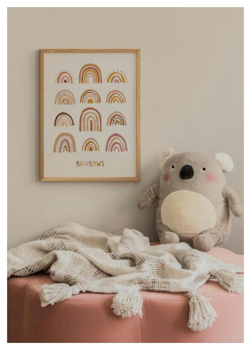 Playful Rainbows Poster (21x30 cm) - Poster Store