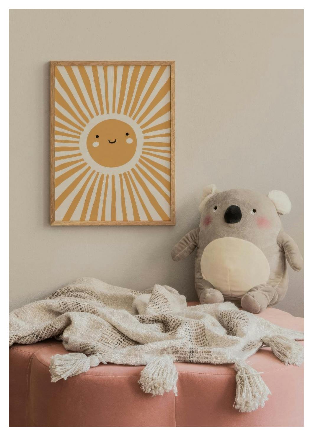 Smiling Sun Poster (21x30 cm) - Poster Store