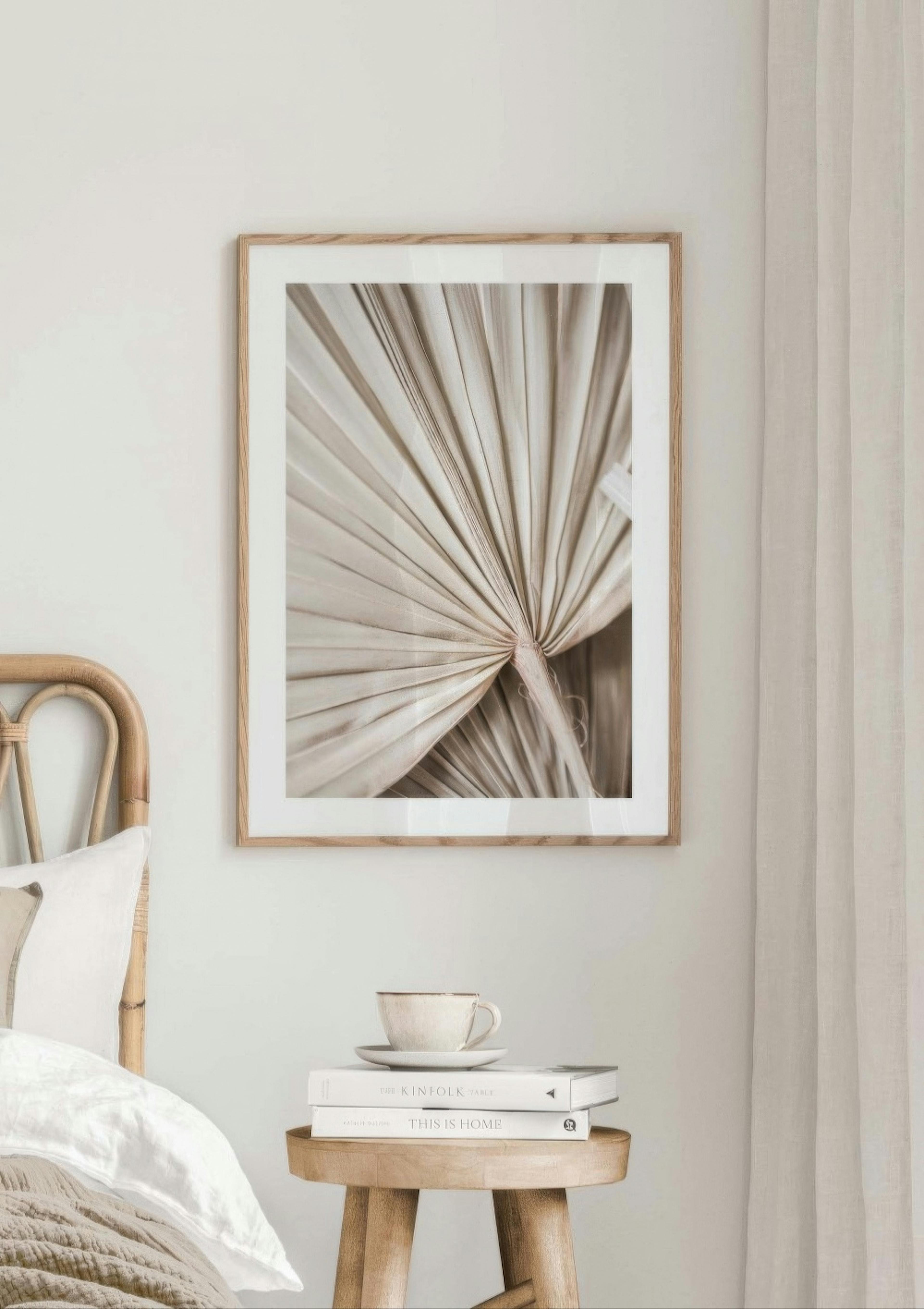 Beige Palm No2 Poster thumbnail
