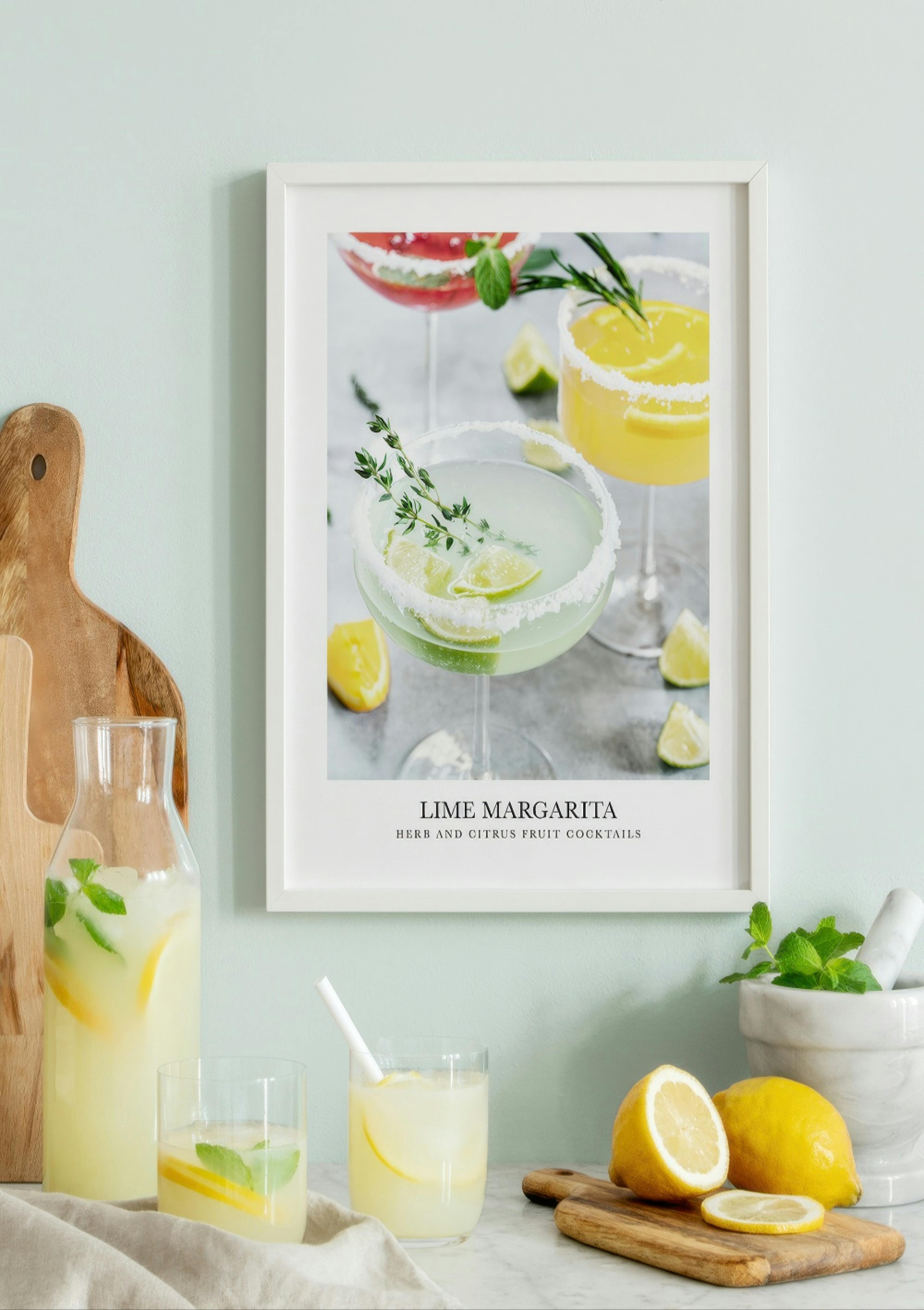 Lime Cocktail Juliste thumbnail