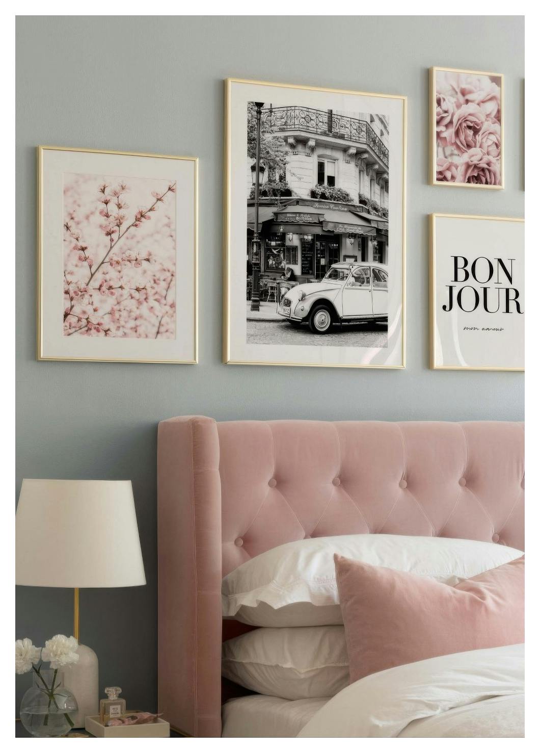 Blooming Pink Roses Poster (50x70 cm) - Poster Store