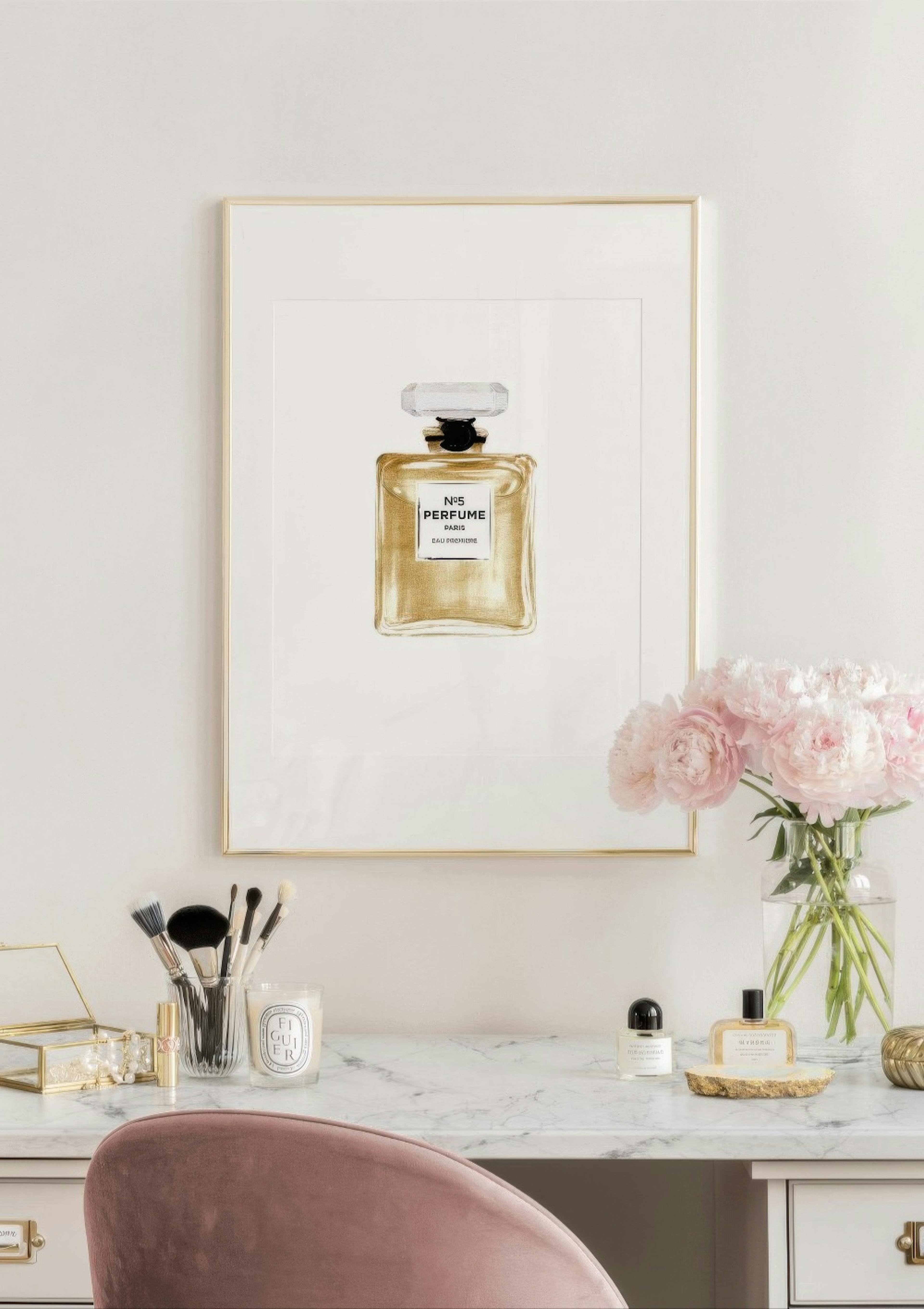 Gold Perfume Poster thumbnail