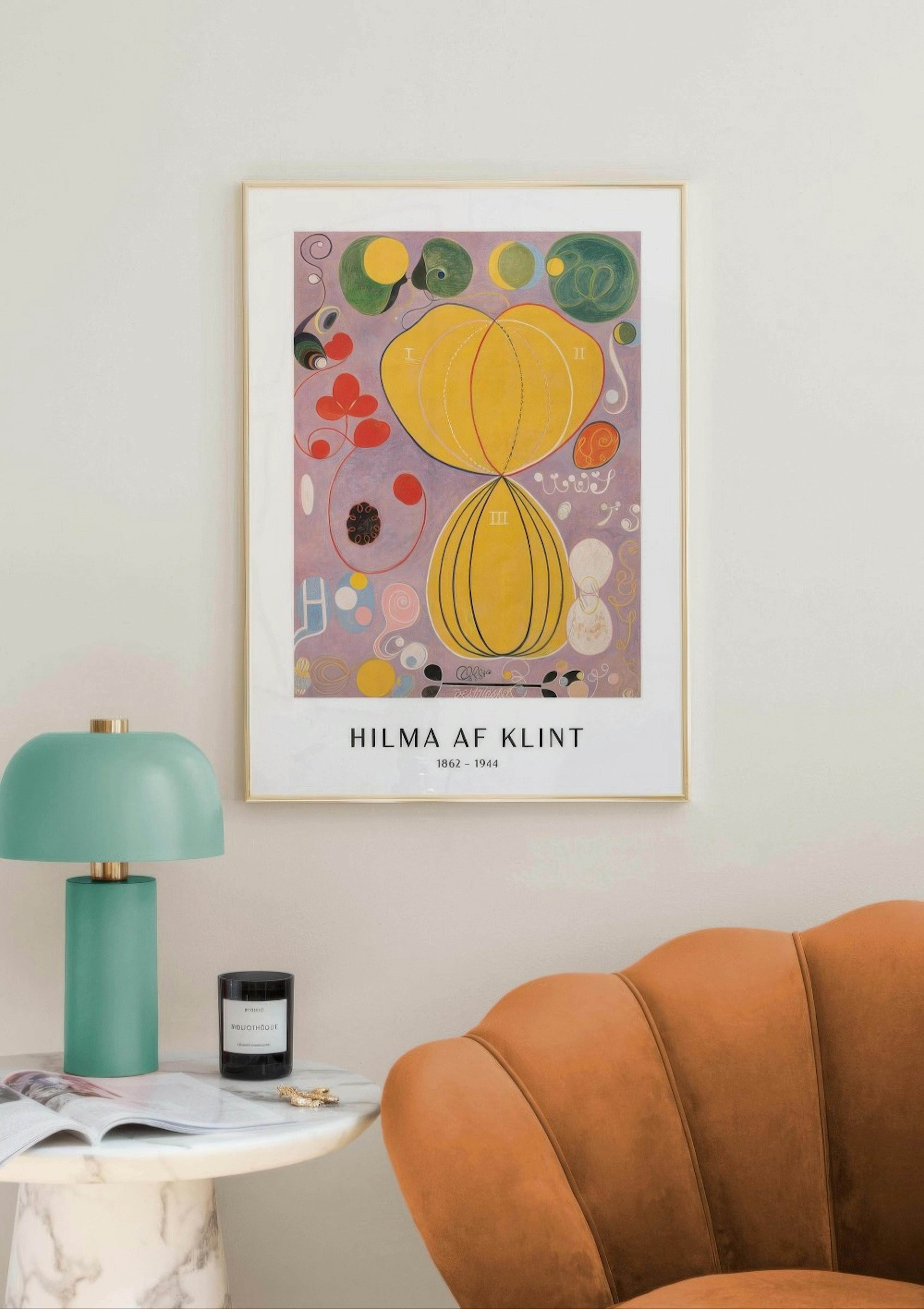 POSTER - THE TEN LARGEST, ADULTHOOD, NO. 7 BY HILMA AF KLINT thumbnail