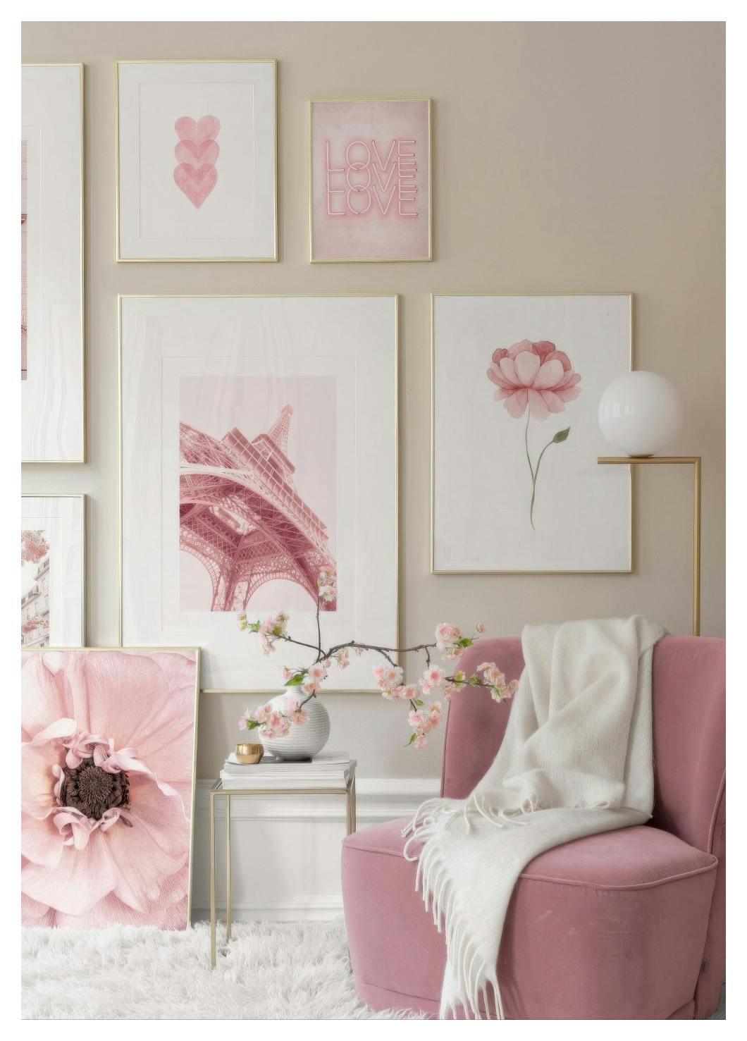 Love Times Three Poster (21x30 cm) - Poster Store