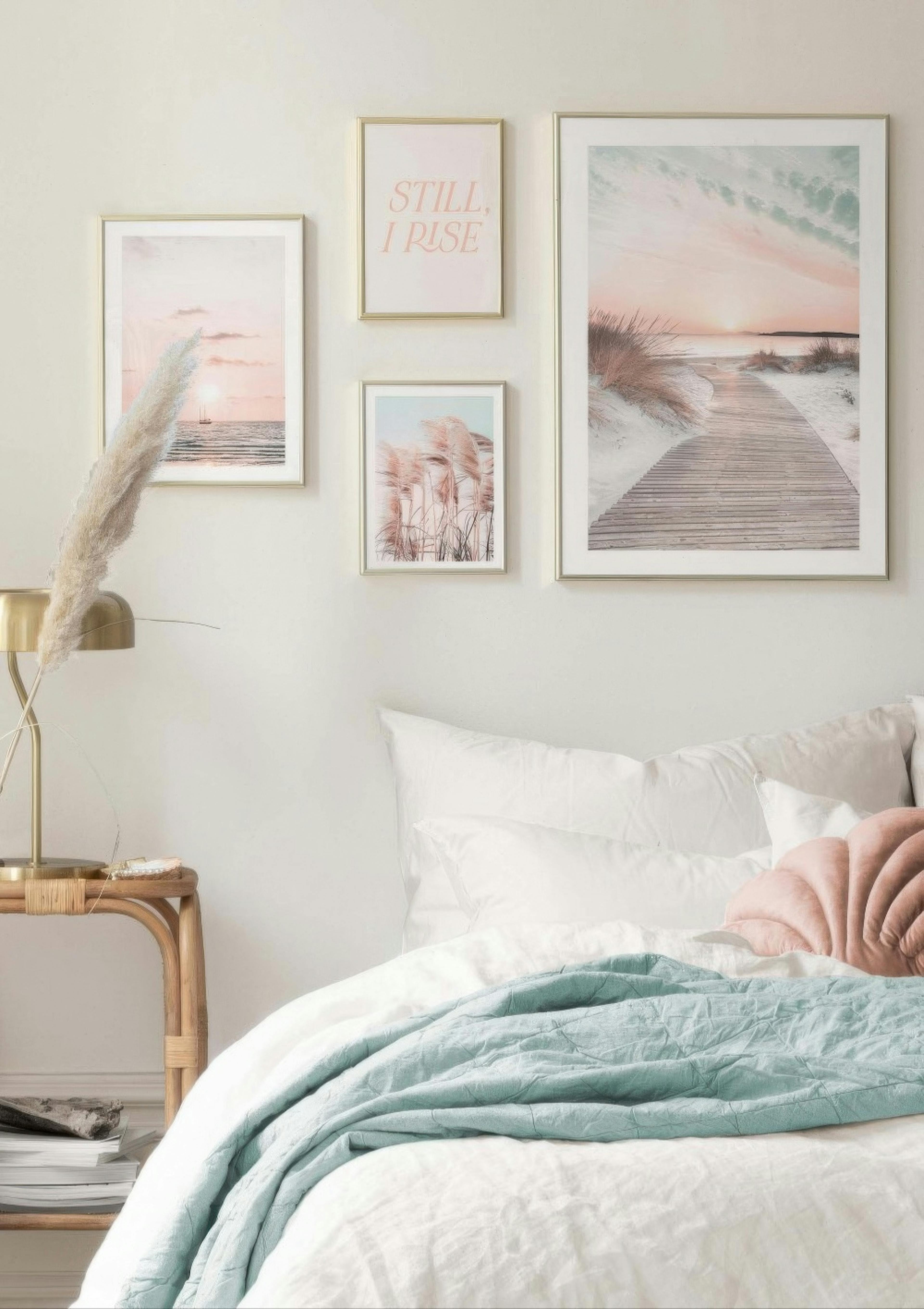 Pink Beach Grass Poster thumbnail
