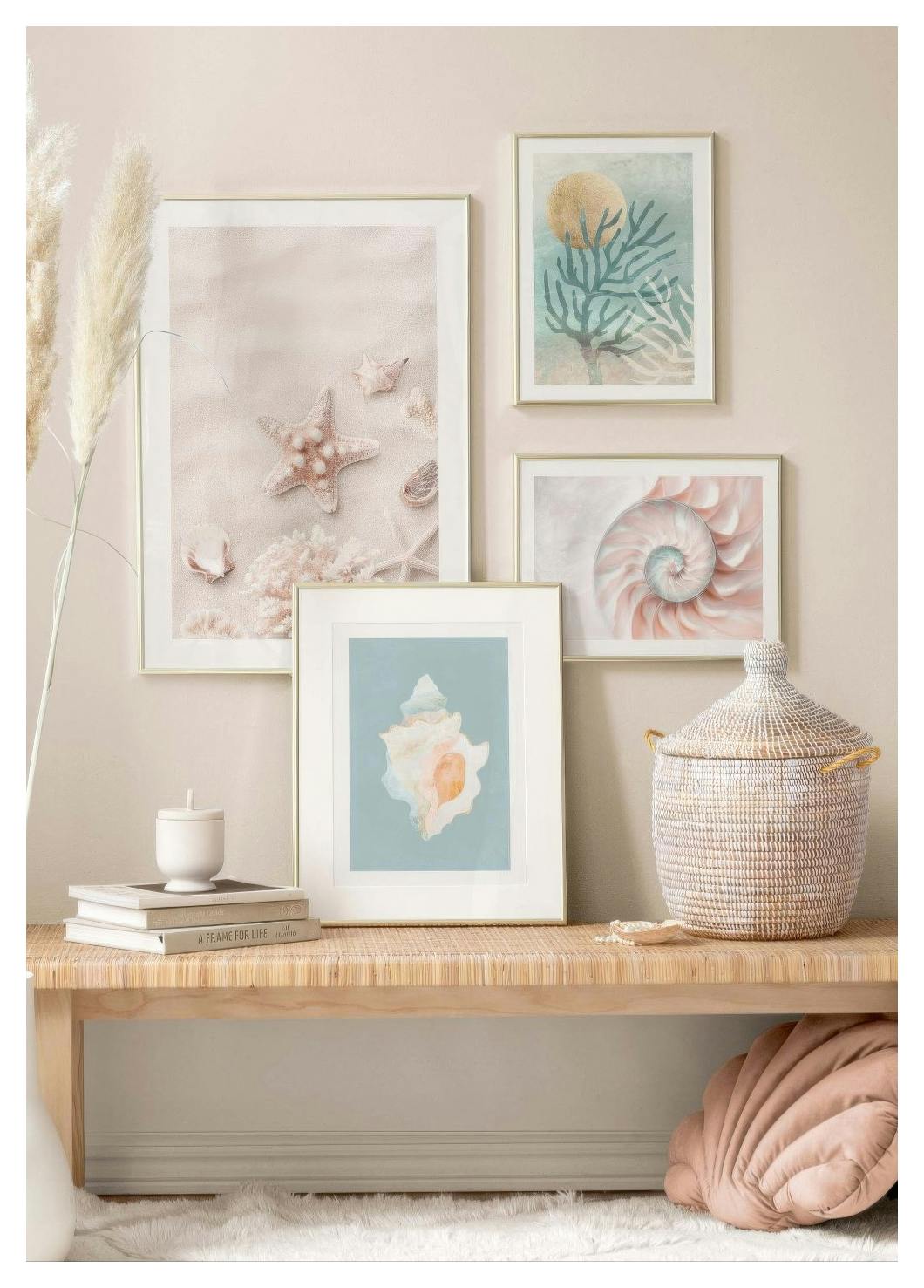 Graphic Seashell Poster (21x30 cm) - Poster Store