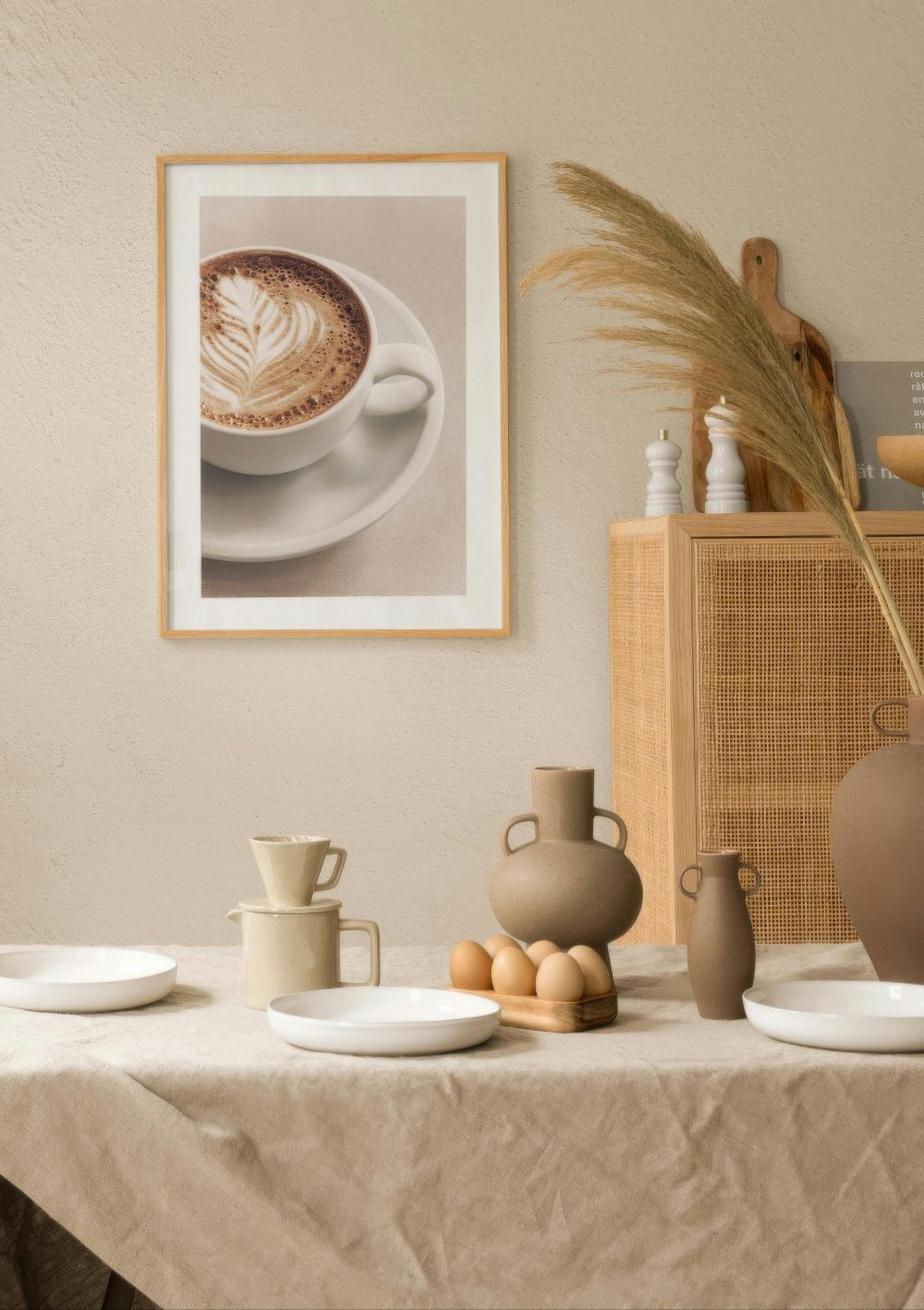 Kaffee Latte Poster thumbnail