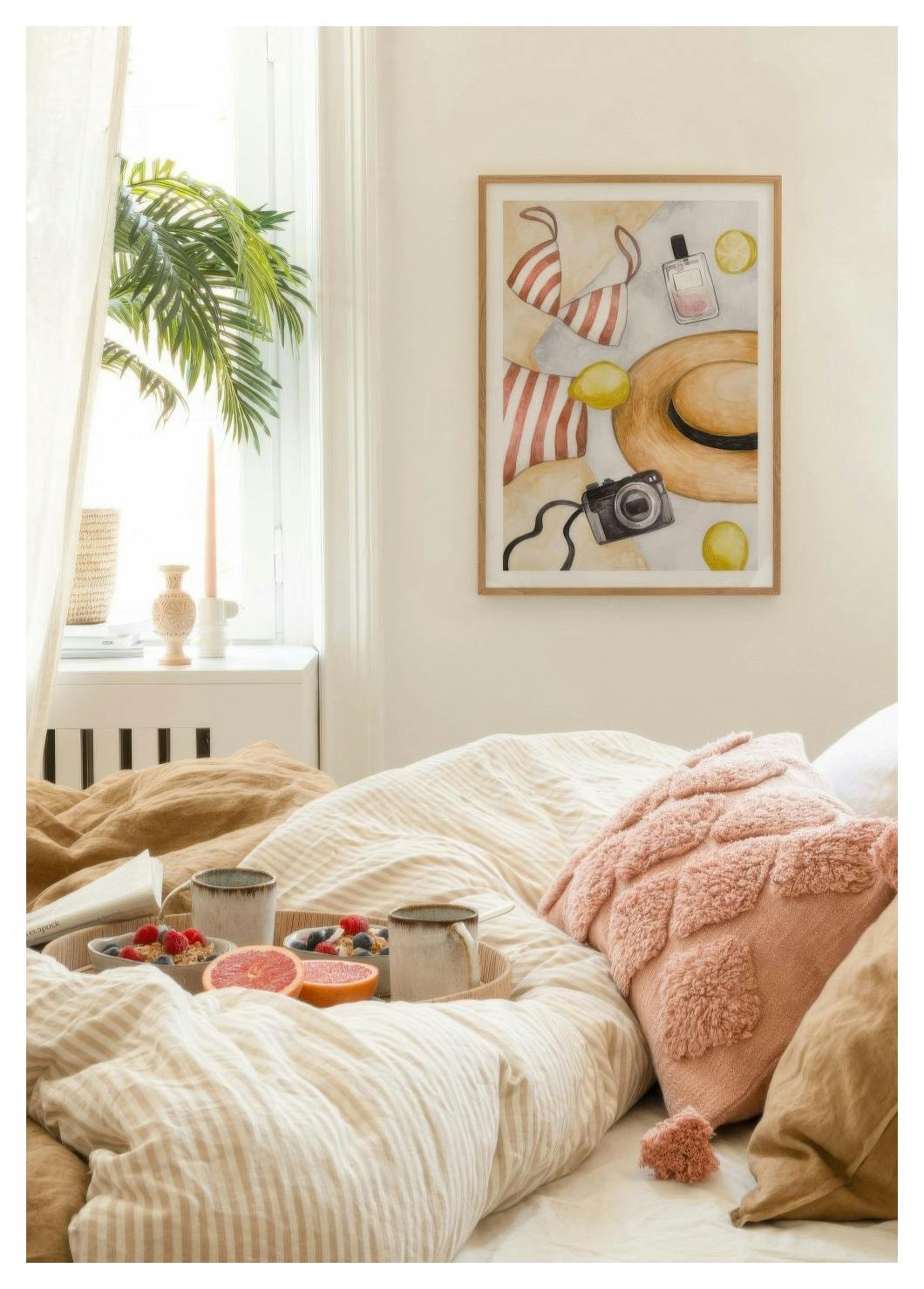 Watercolor Beach Style No1 Poster (30x40 cm) - Poster Store