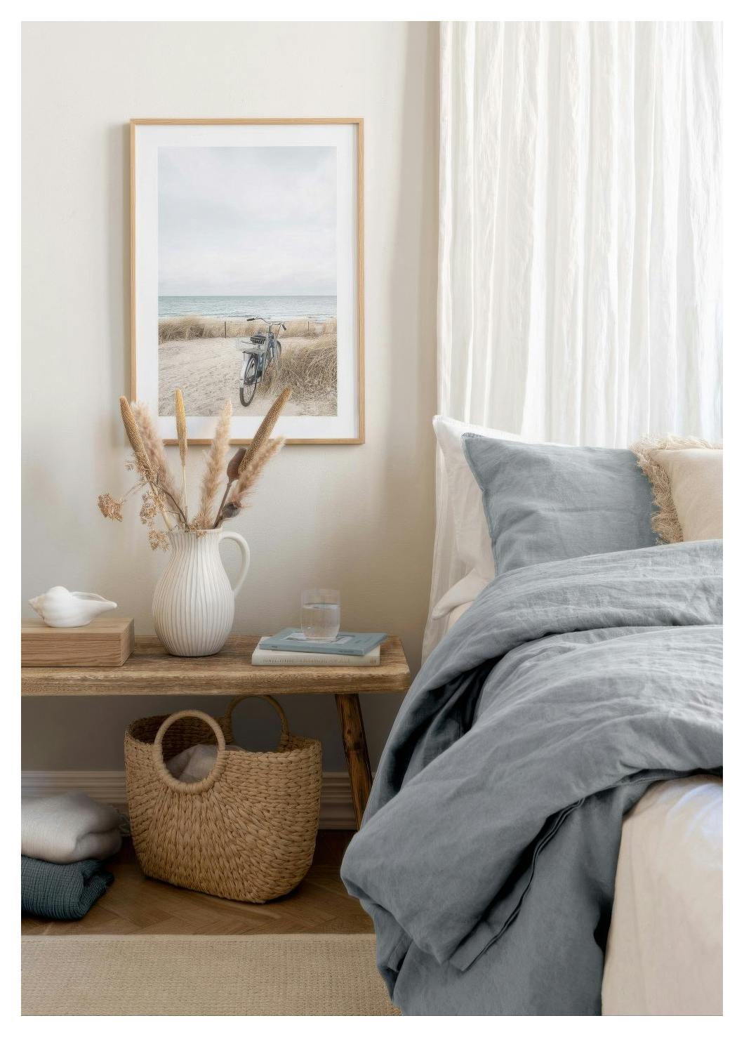 Bike on Beach Poster (50x70 cm) - Poster Store