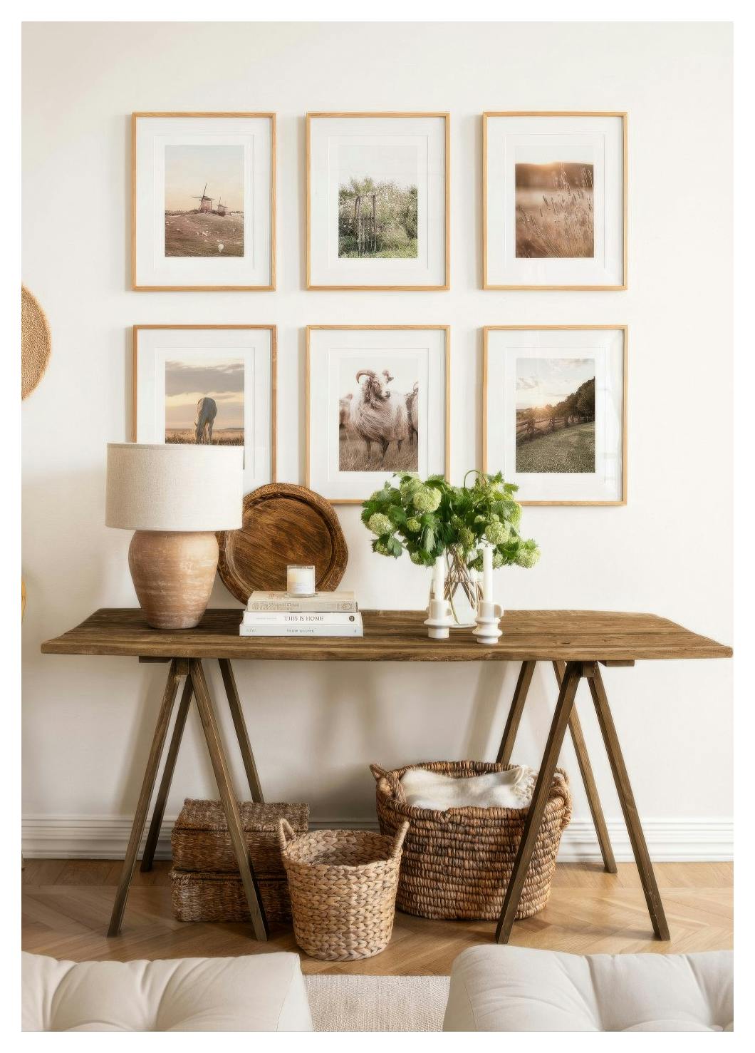 Sunset over the Fence Poster (30x40 cm) - Poster Store