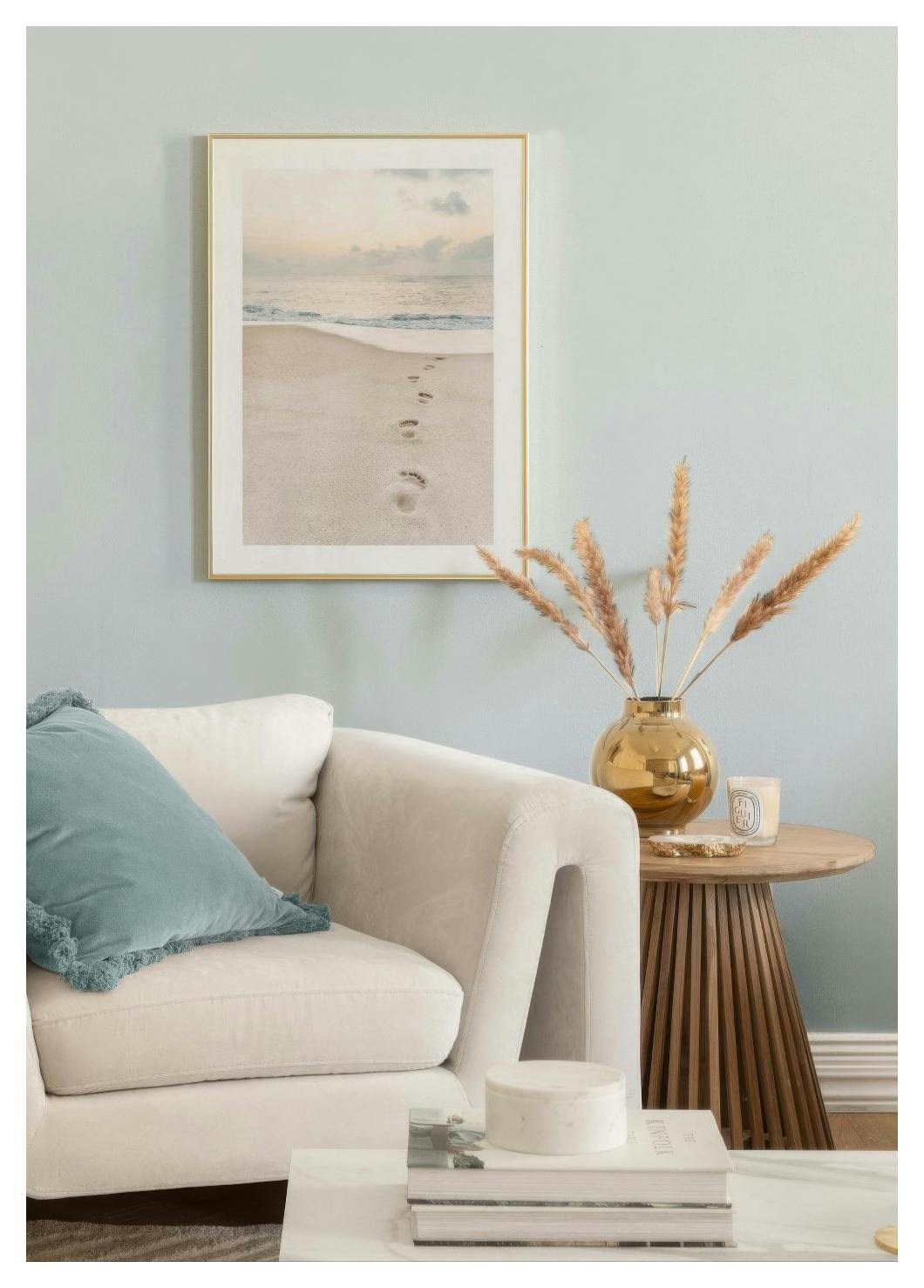 Sand Footprints Poster (30x40 cm) - Poster Store