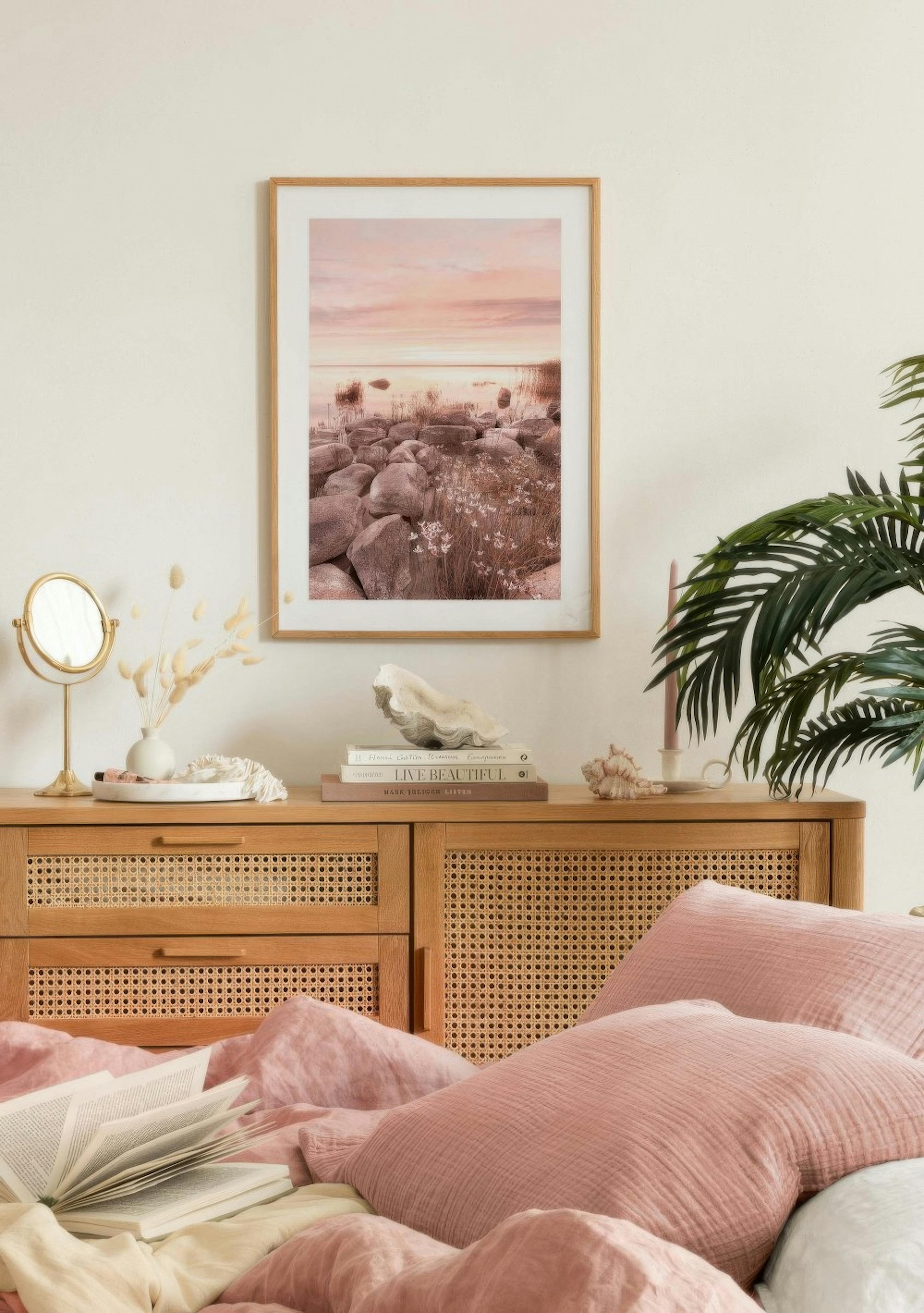 Calm Lake Sunset Poster thumbnail