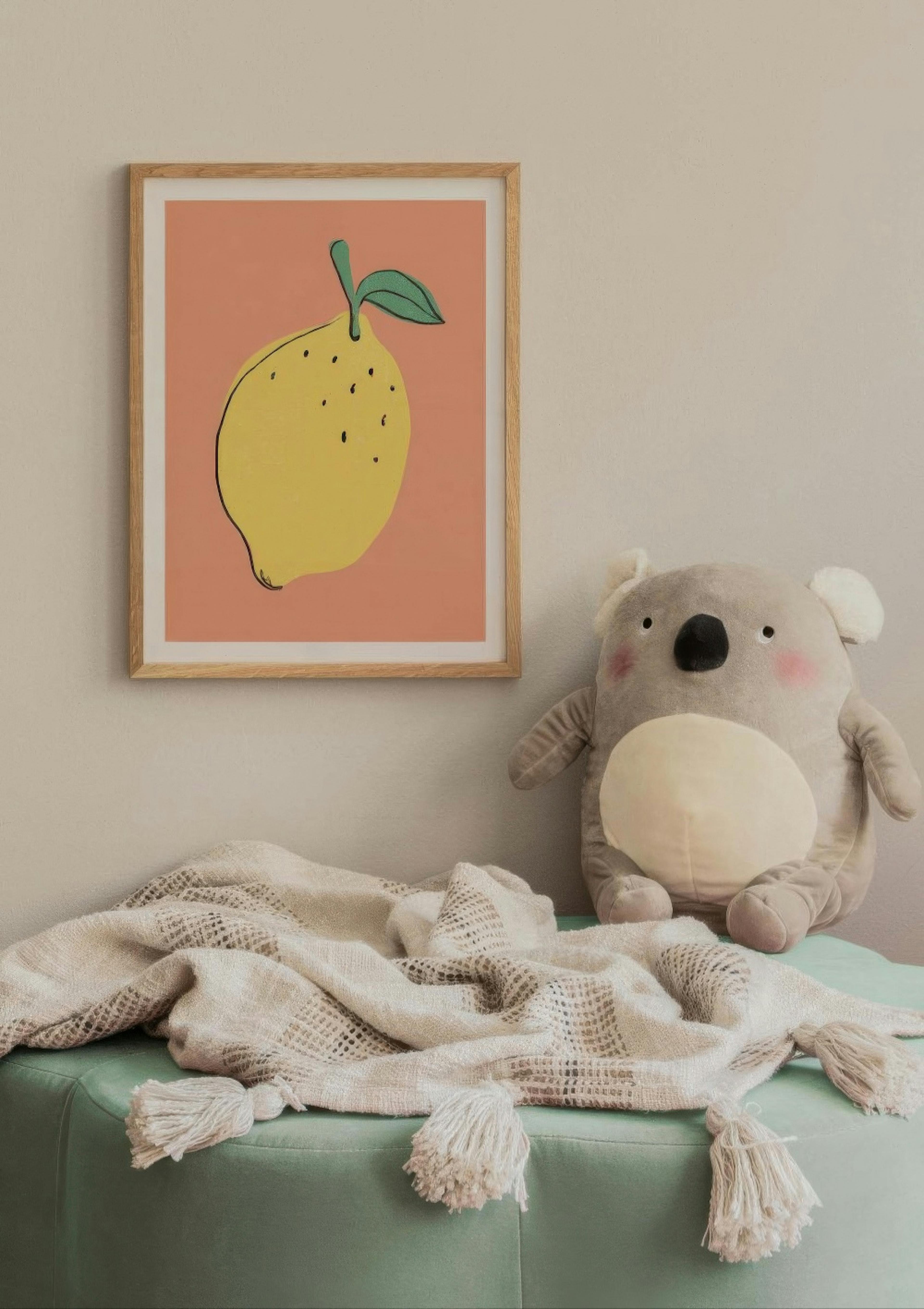 Lemon Illustration Poster thumbnail