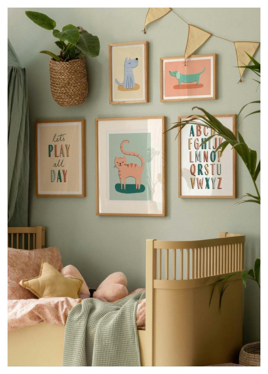 Green Dog Poster (21x30 cm) - Poster Store