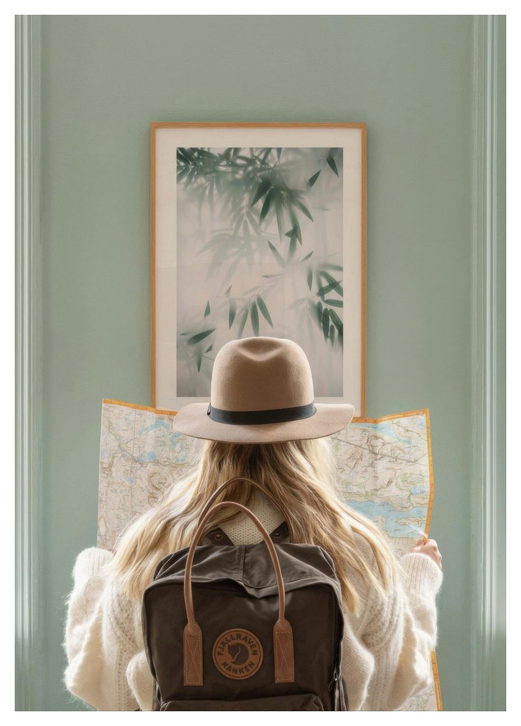 Bamboo in Fog Poster (30x40 cm) - Poster Store