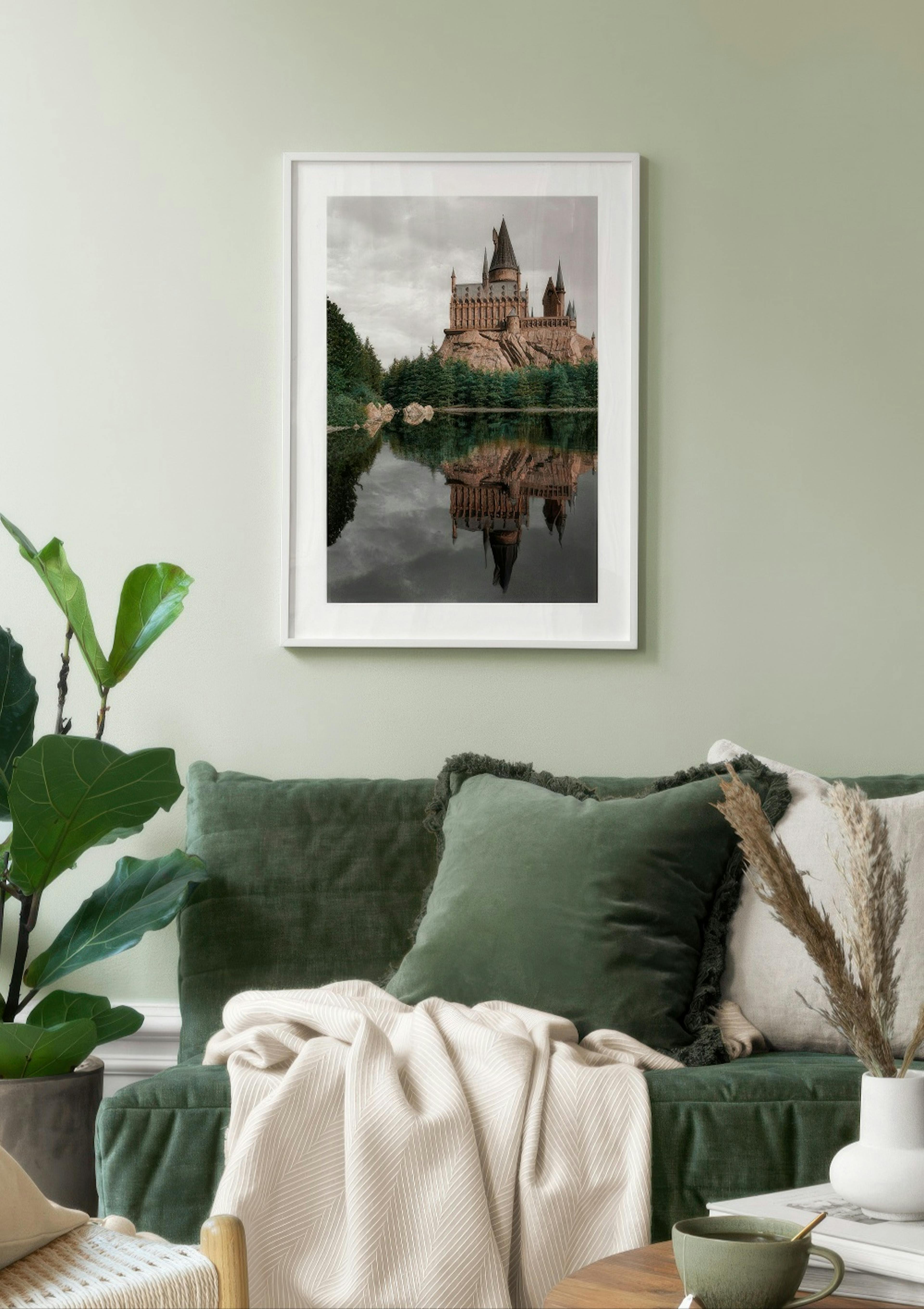 Magic Castle Reflection Poster thumbnail