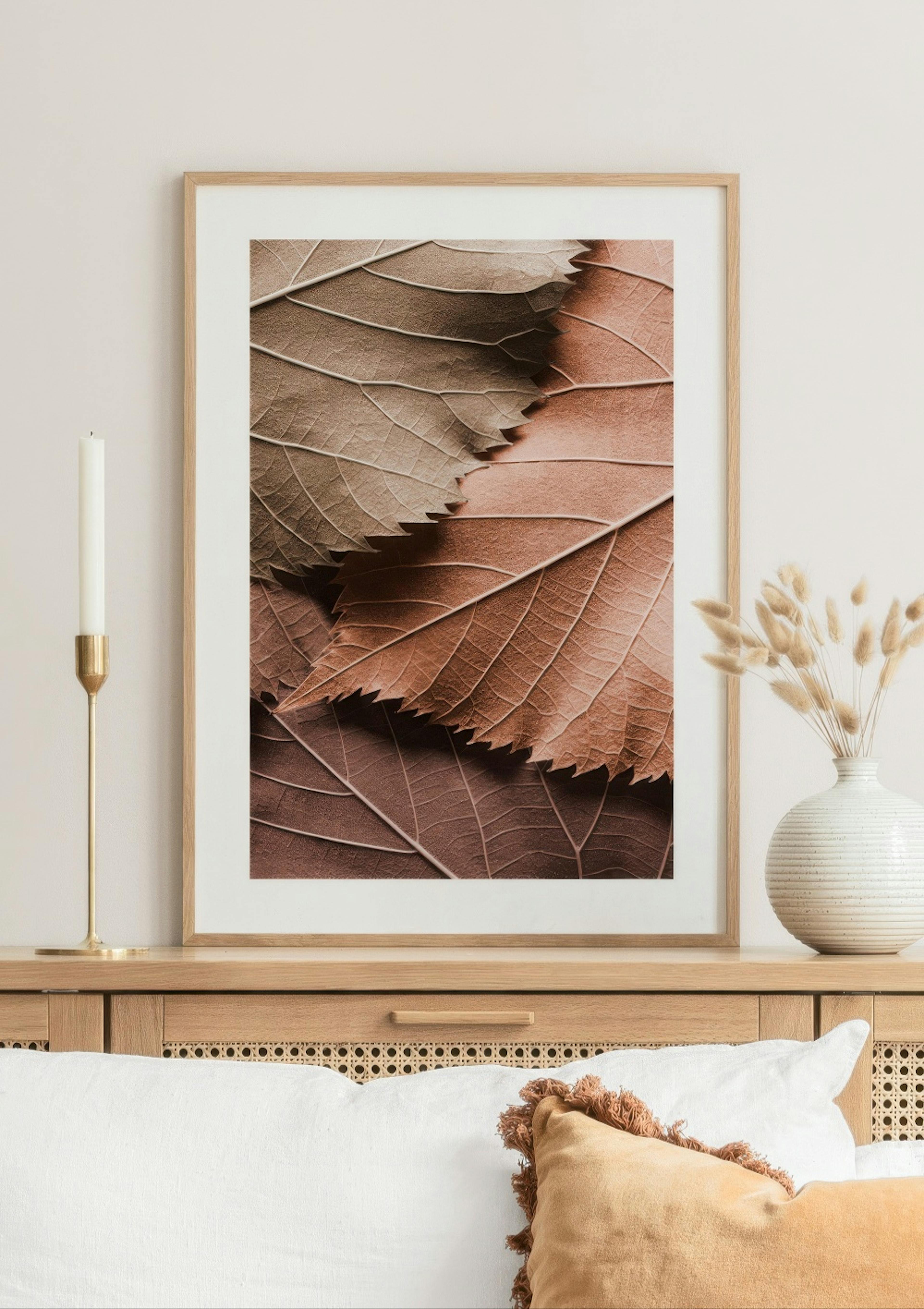 Brown Leaves Poster thumbnail