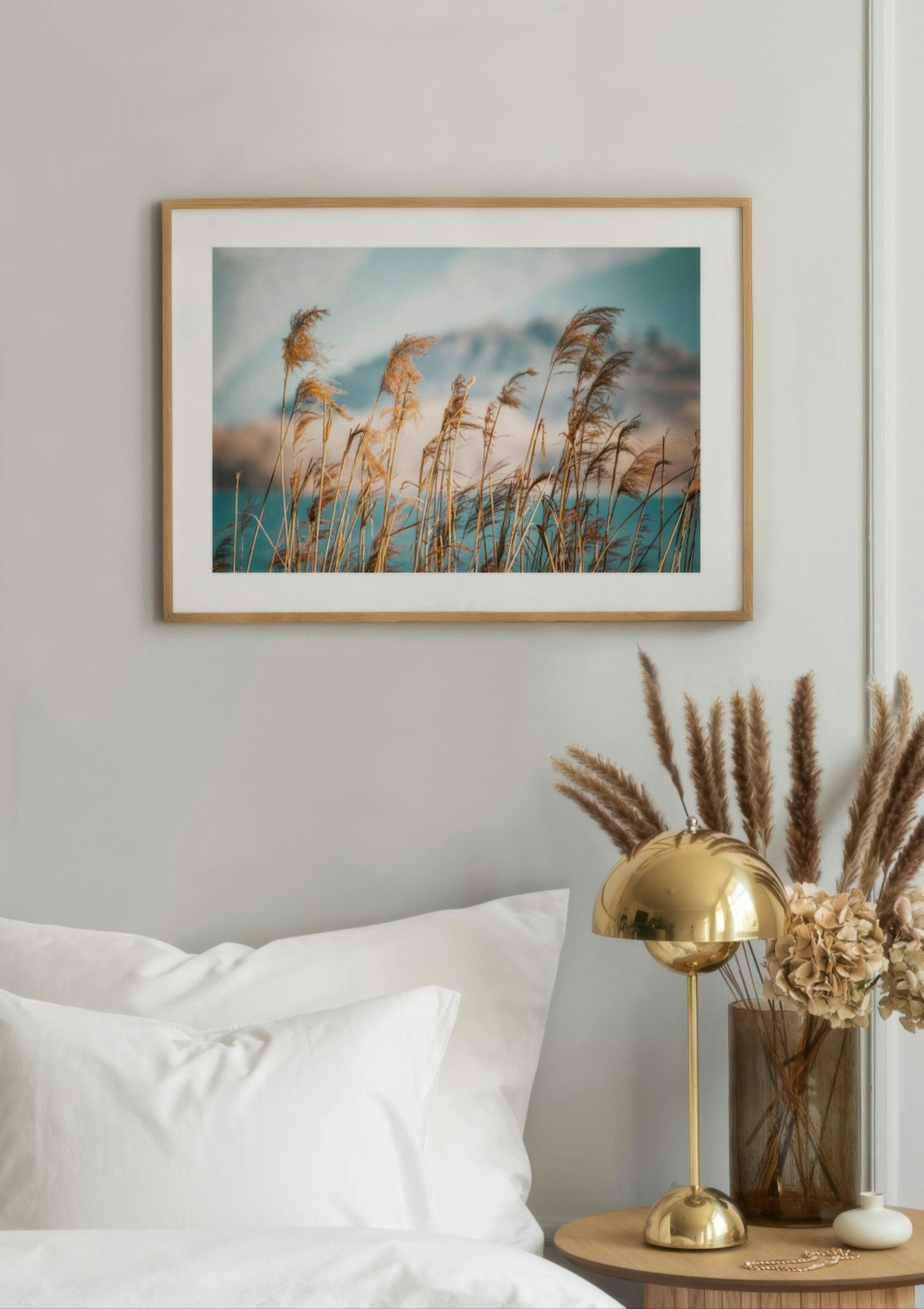 Reeds by the Lake Poster thumbnail