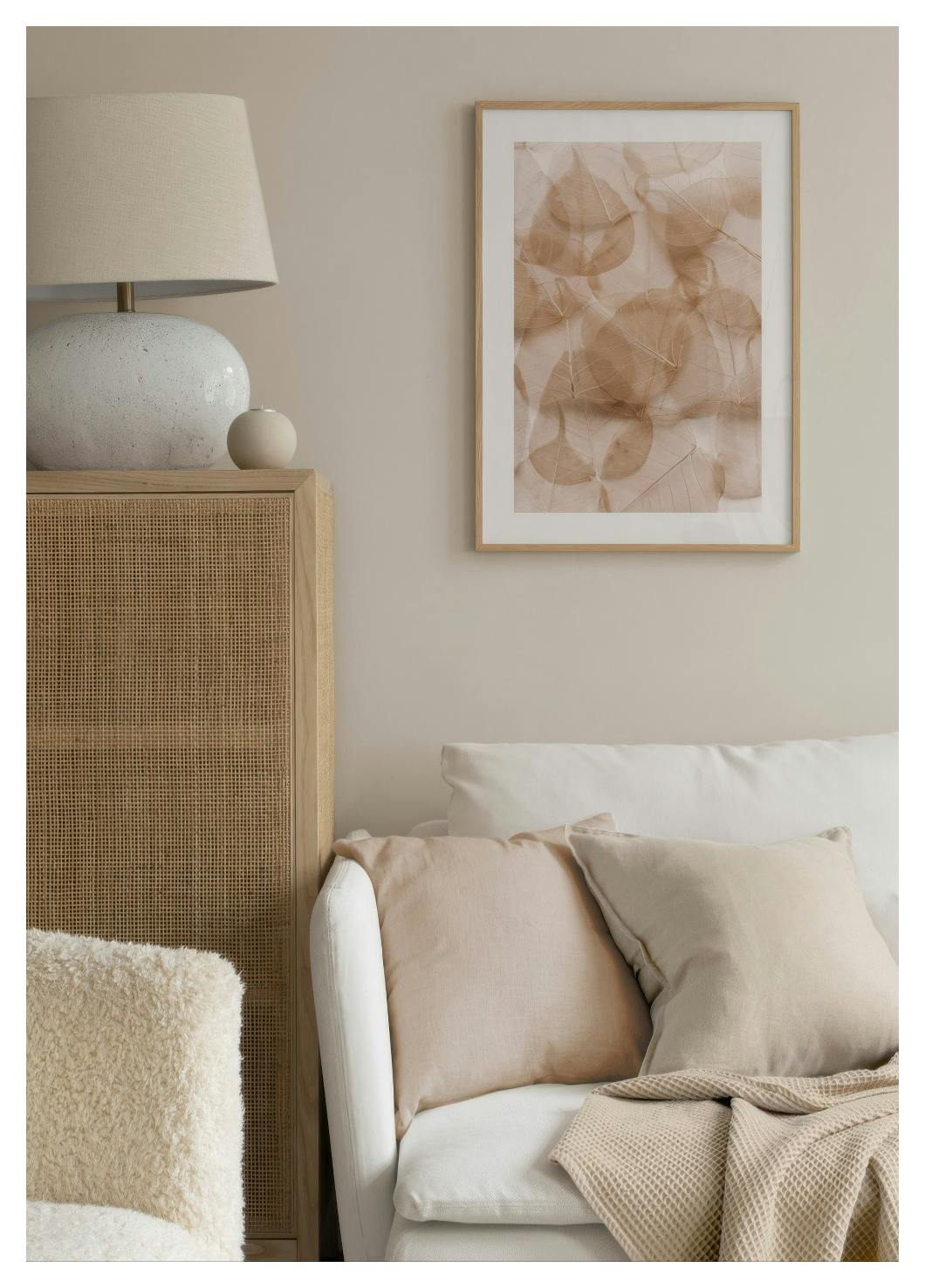 Transparent Leaves Poster (21x30 cm) - Poster Store