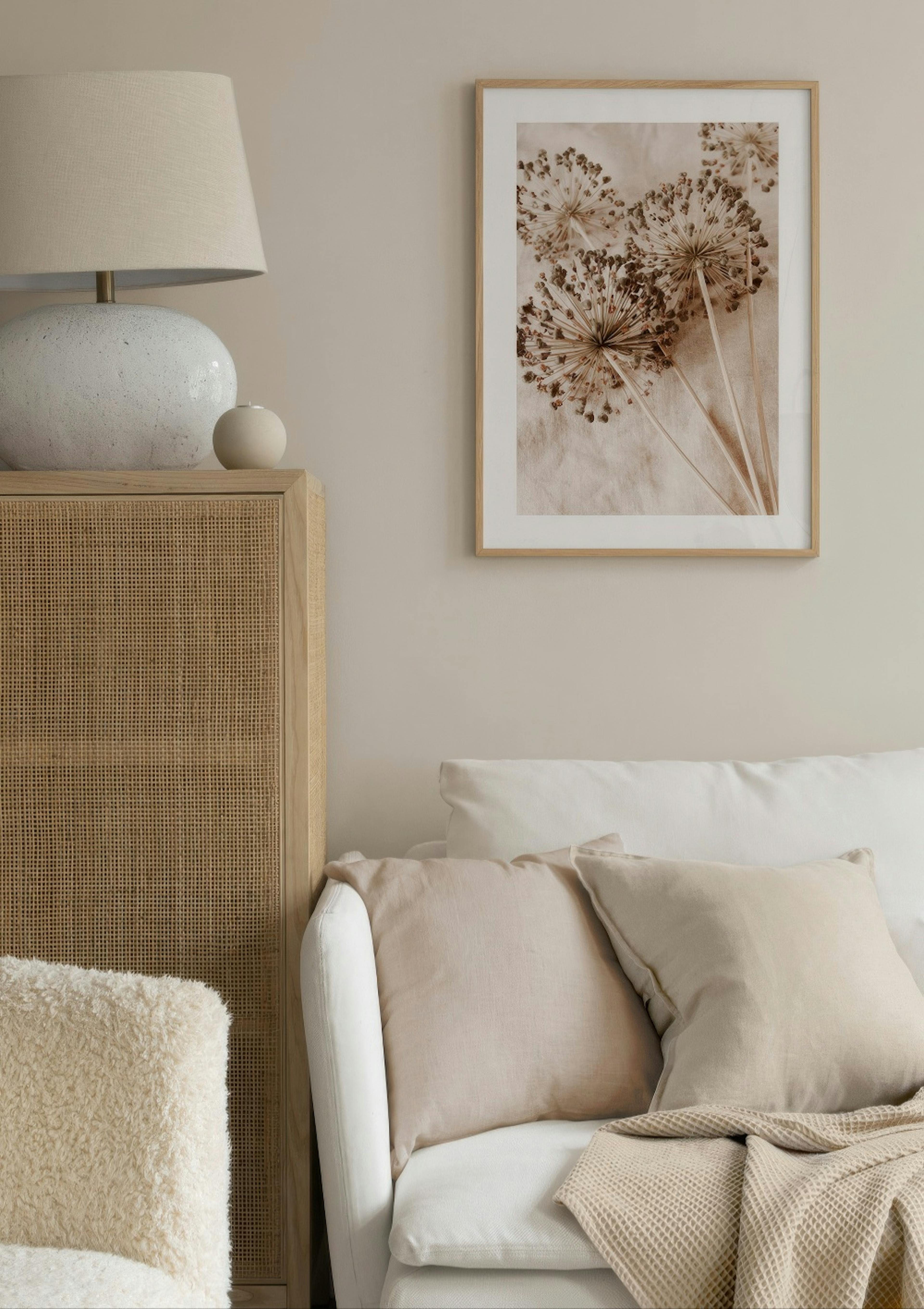 Dry Allium Flowers Plakat thumbnail