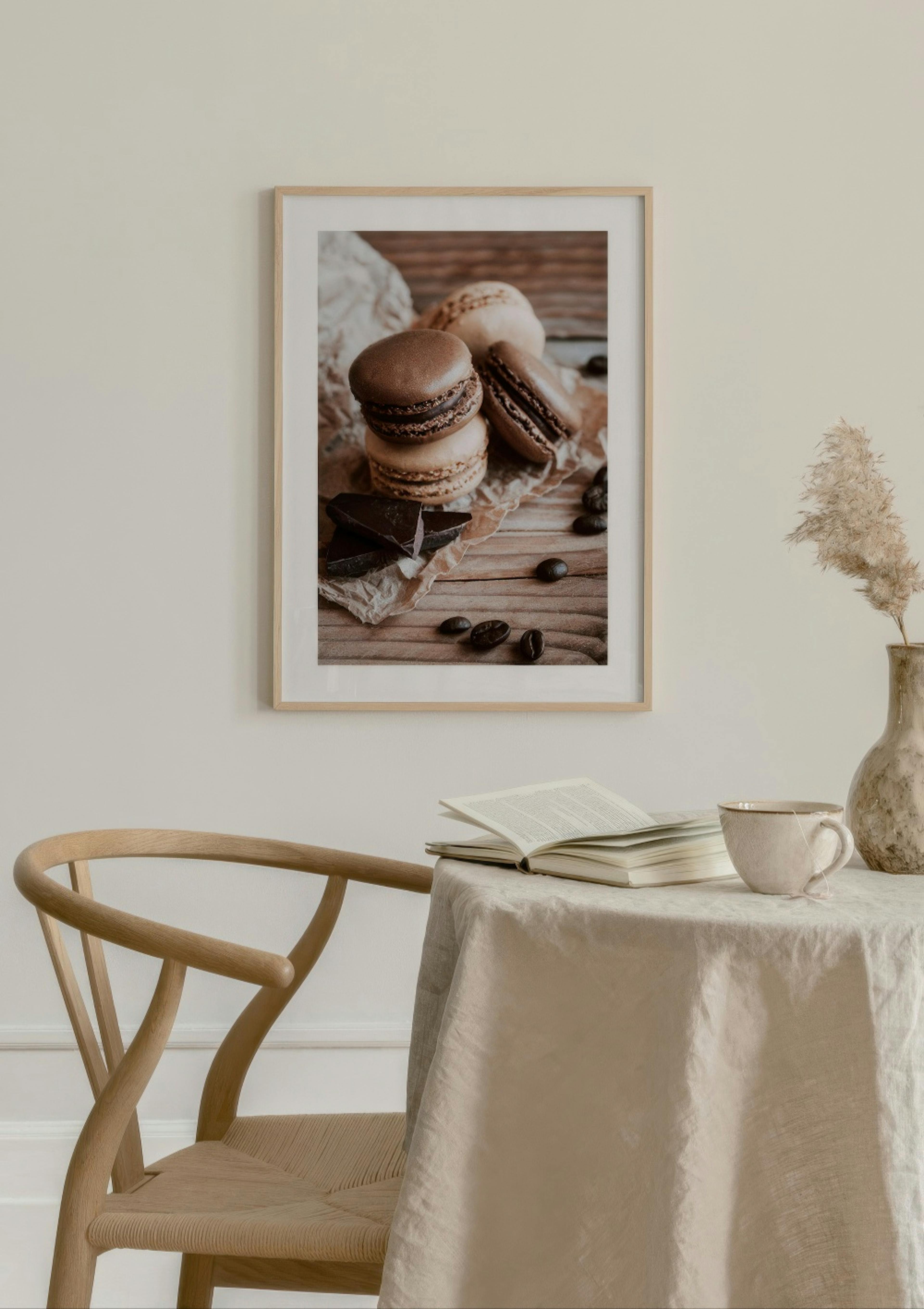 Chocolate Macarons Poster thumbnail