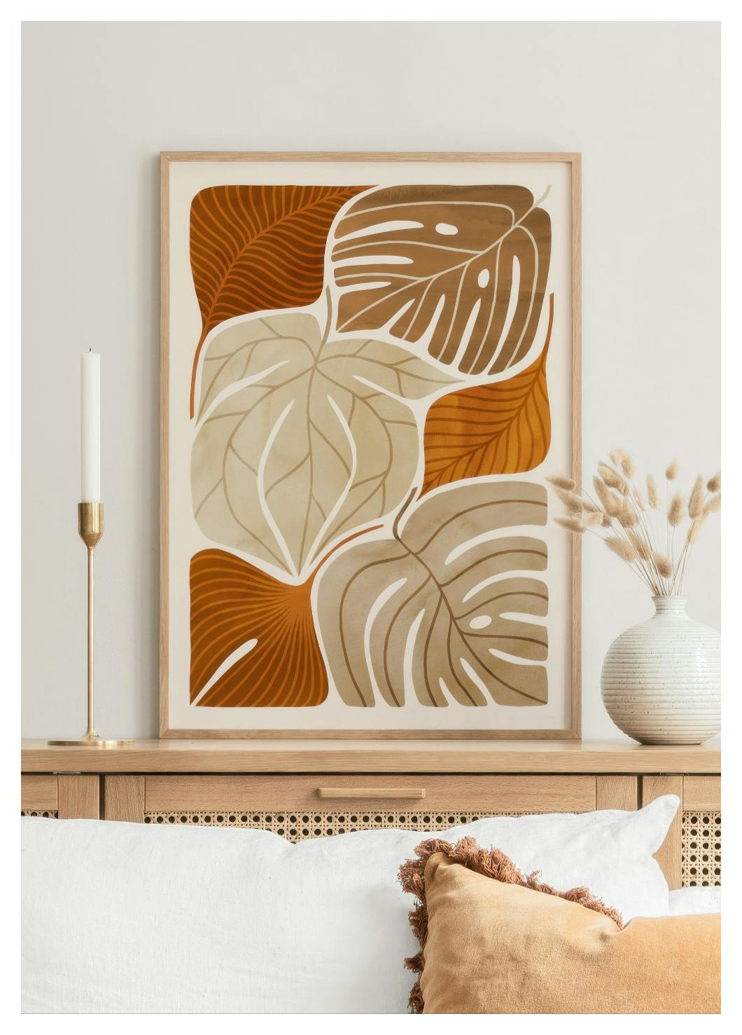Warm Leaves Poster (30x40 cm) - Poster Store