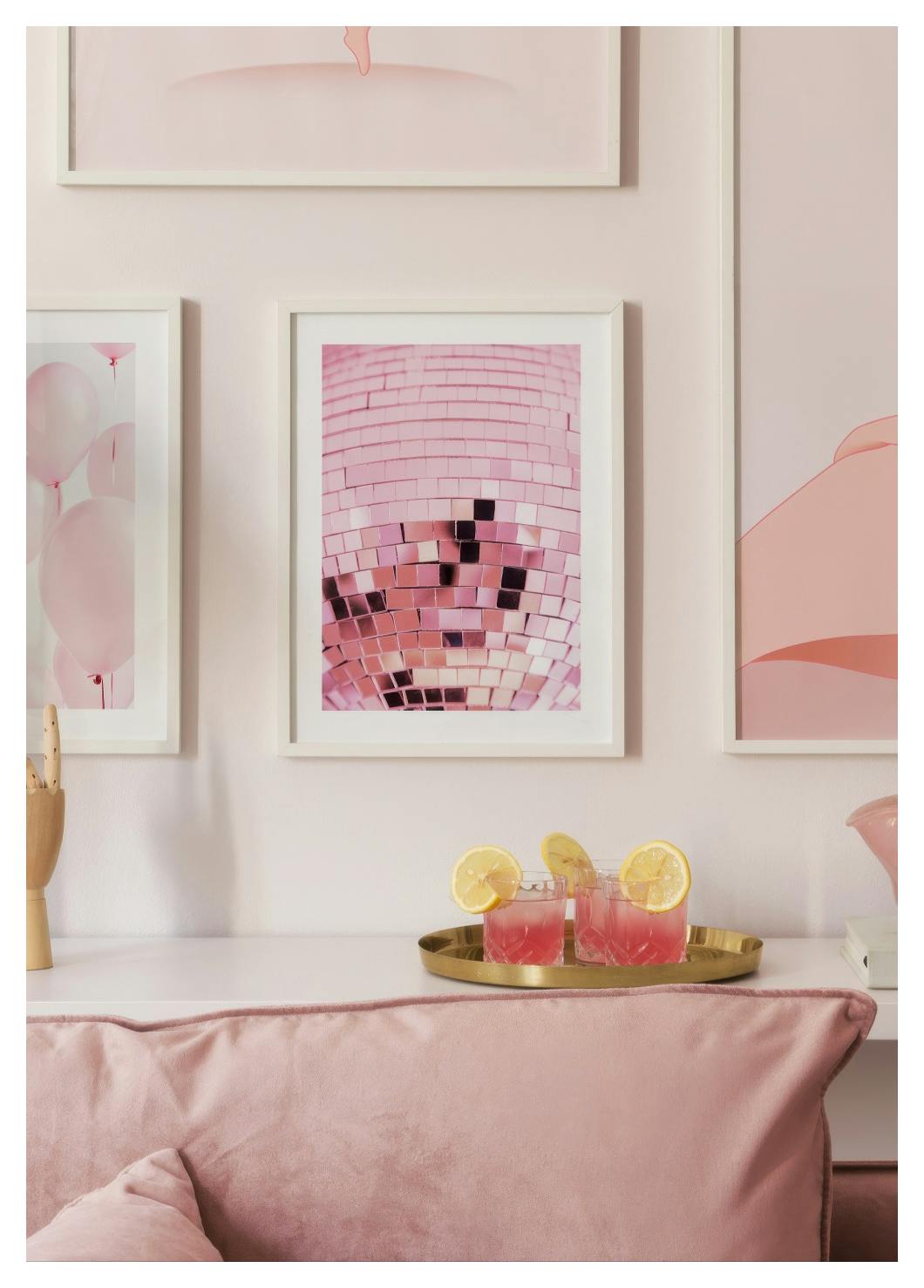 Pink Disco Poster (30x40 cm) - Poster Store