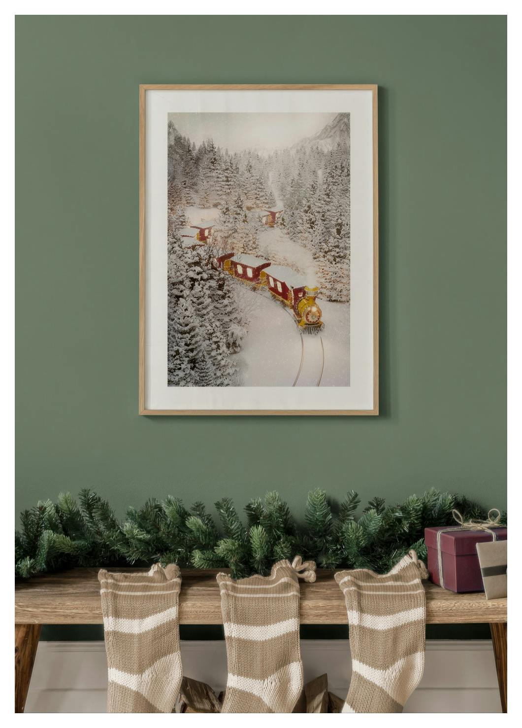 Holiday Train Poster (13x18 cm) - Poster Store