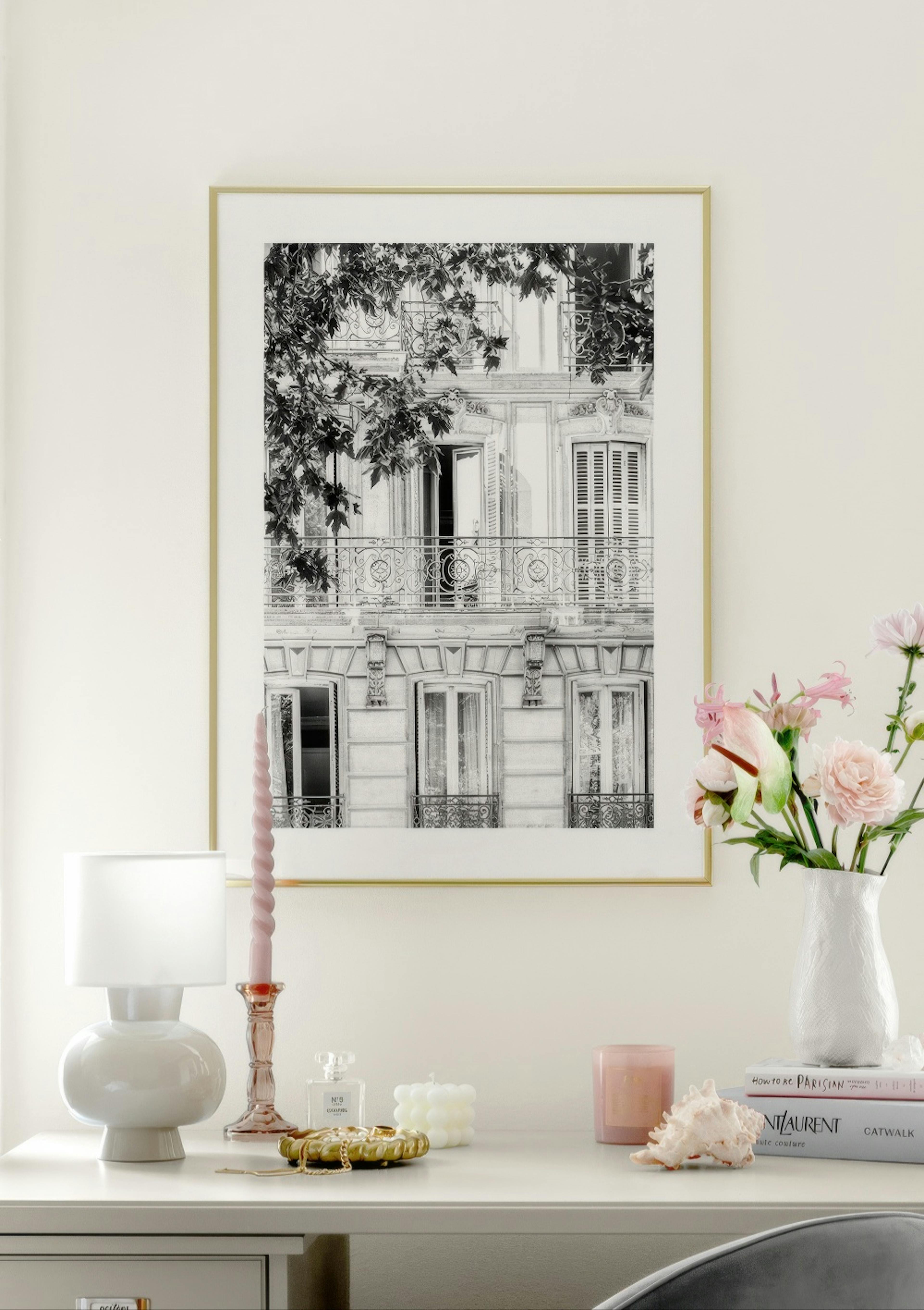 Monochrome Facade Poster thumbnail