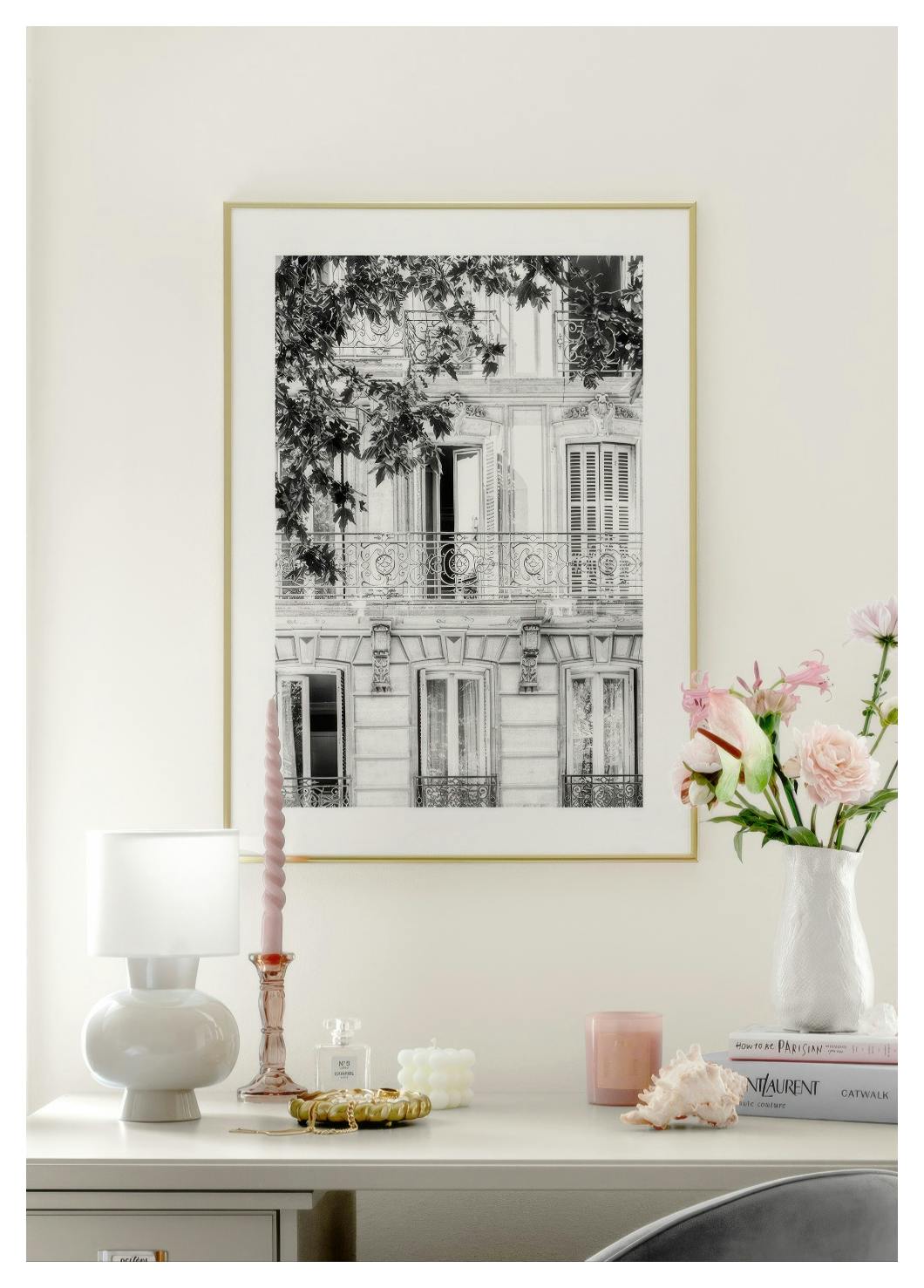 Monochrome Facade Poster (30x40 cm) - Poster Store