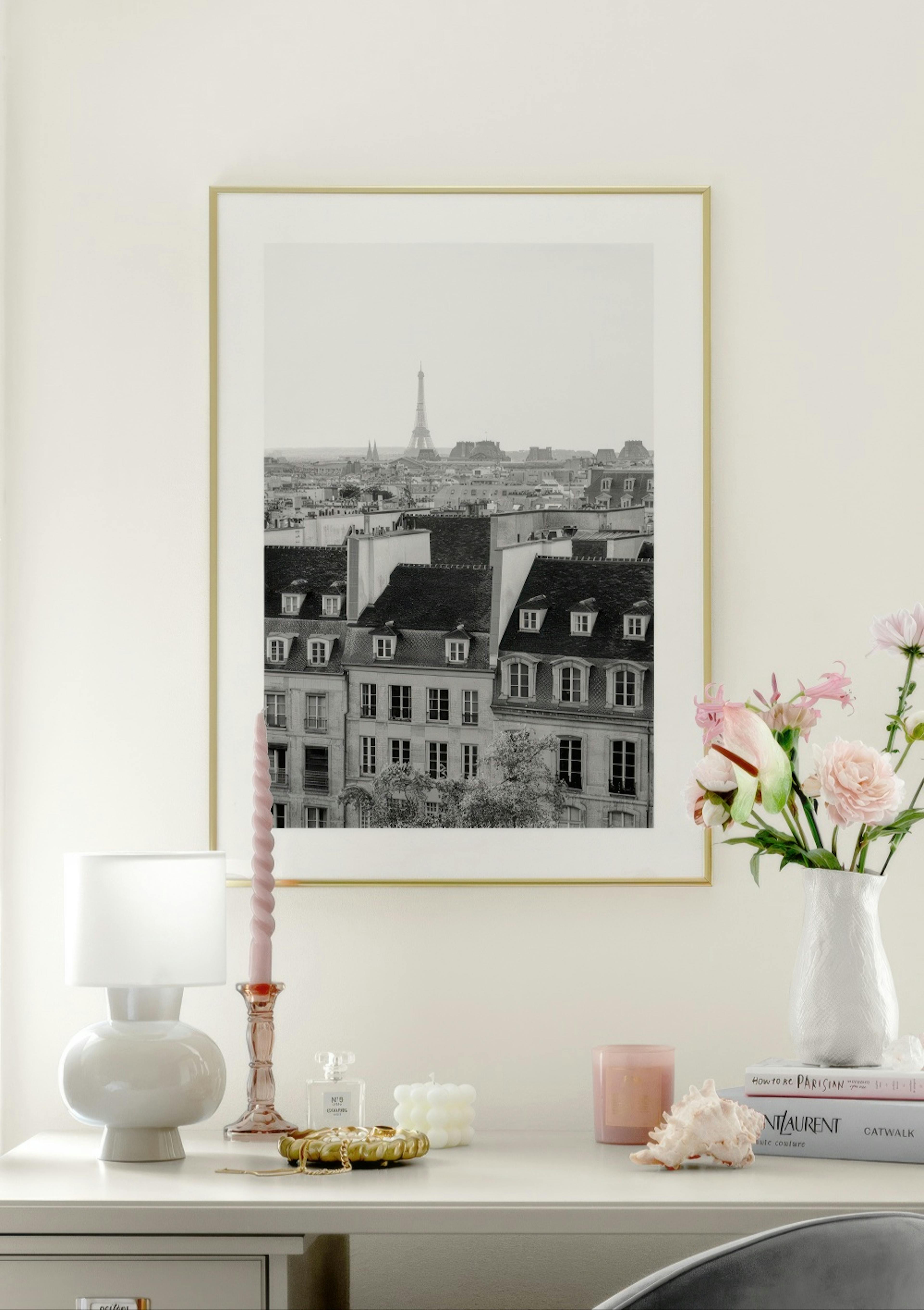 Paris Cityscape Poster thumbnail