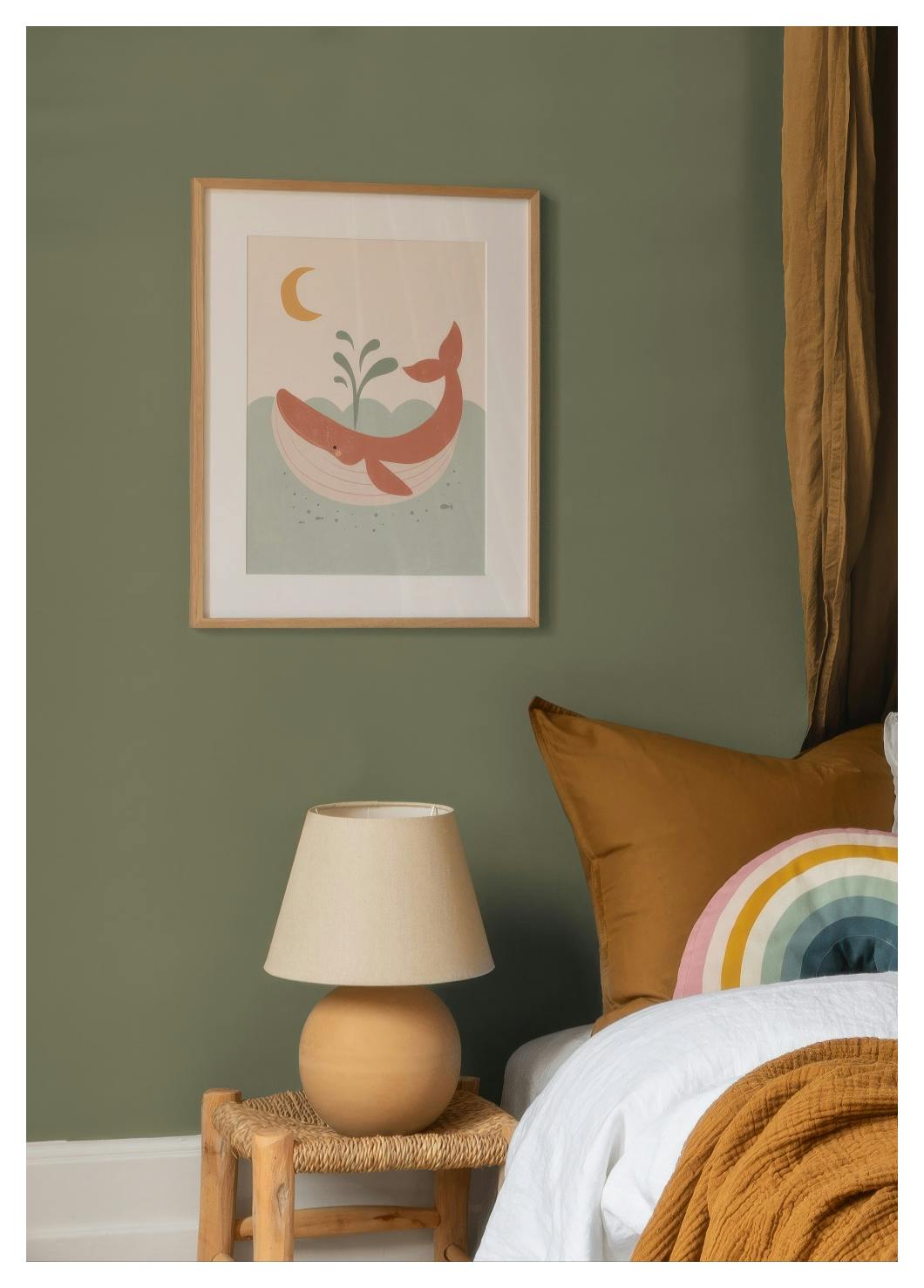 Happy Whale Poster (21x30 cm) - Poster Store