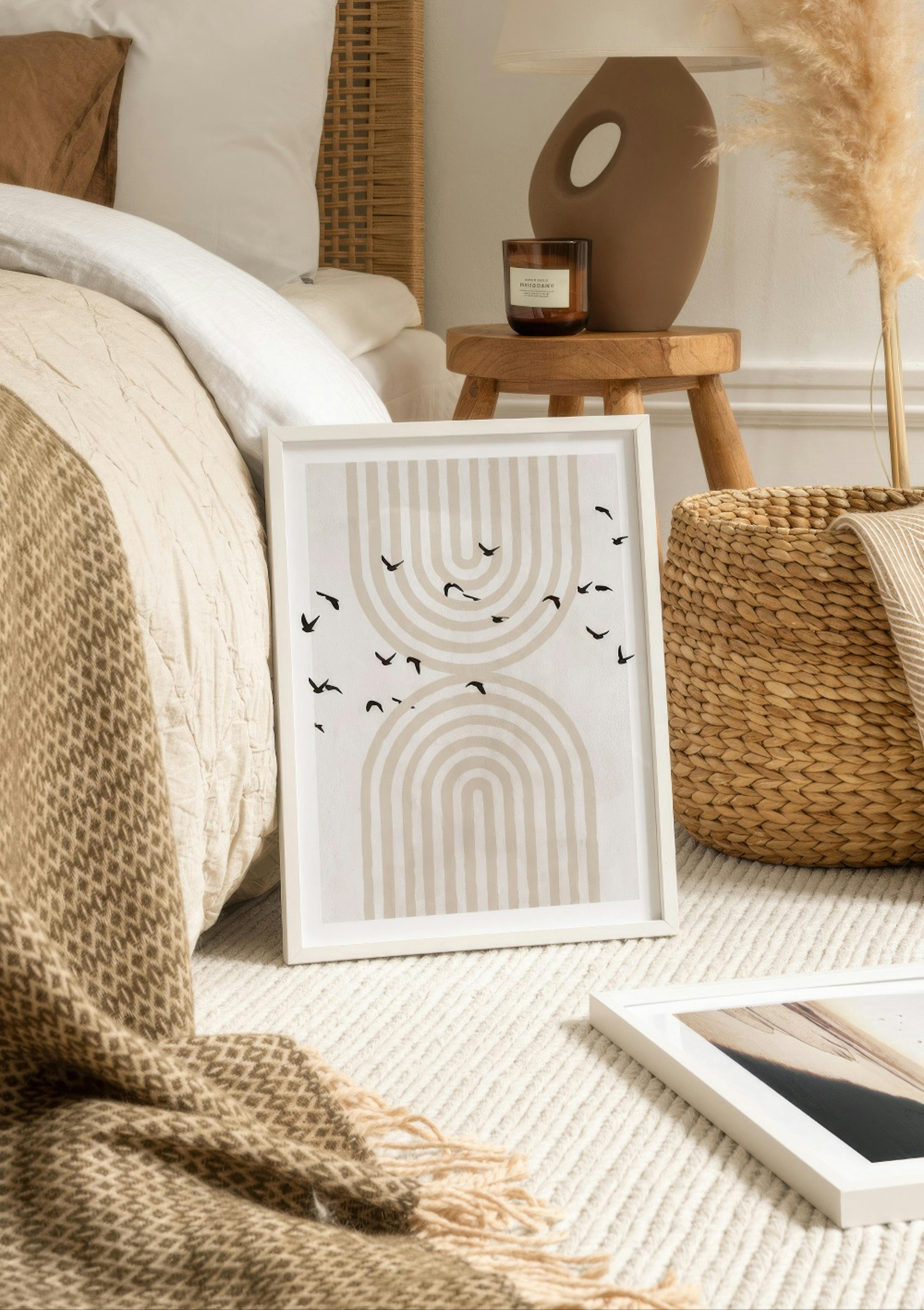 Birds and Arches Poster thumbnail