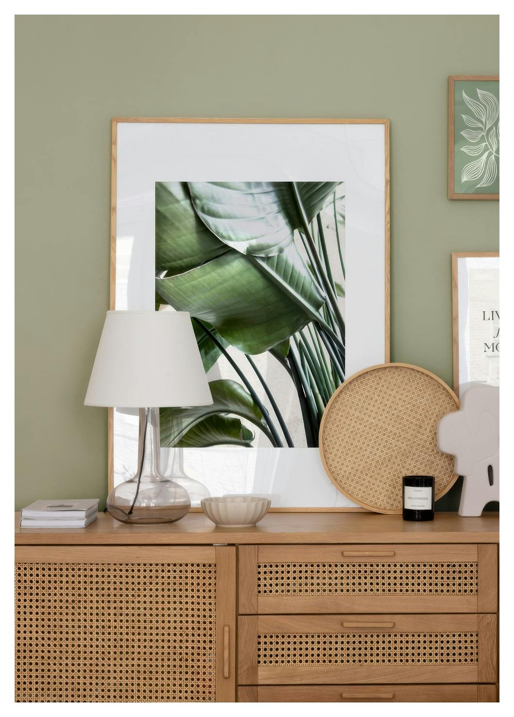 Strelitzia Leaves Poster (50x70 cm) - Poster Store