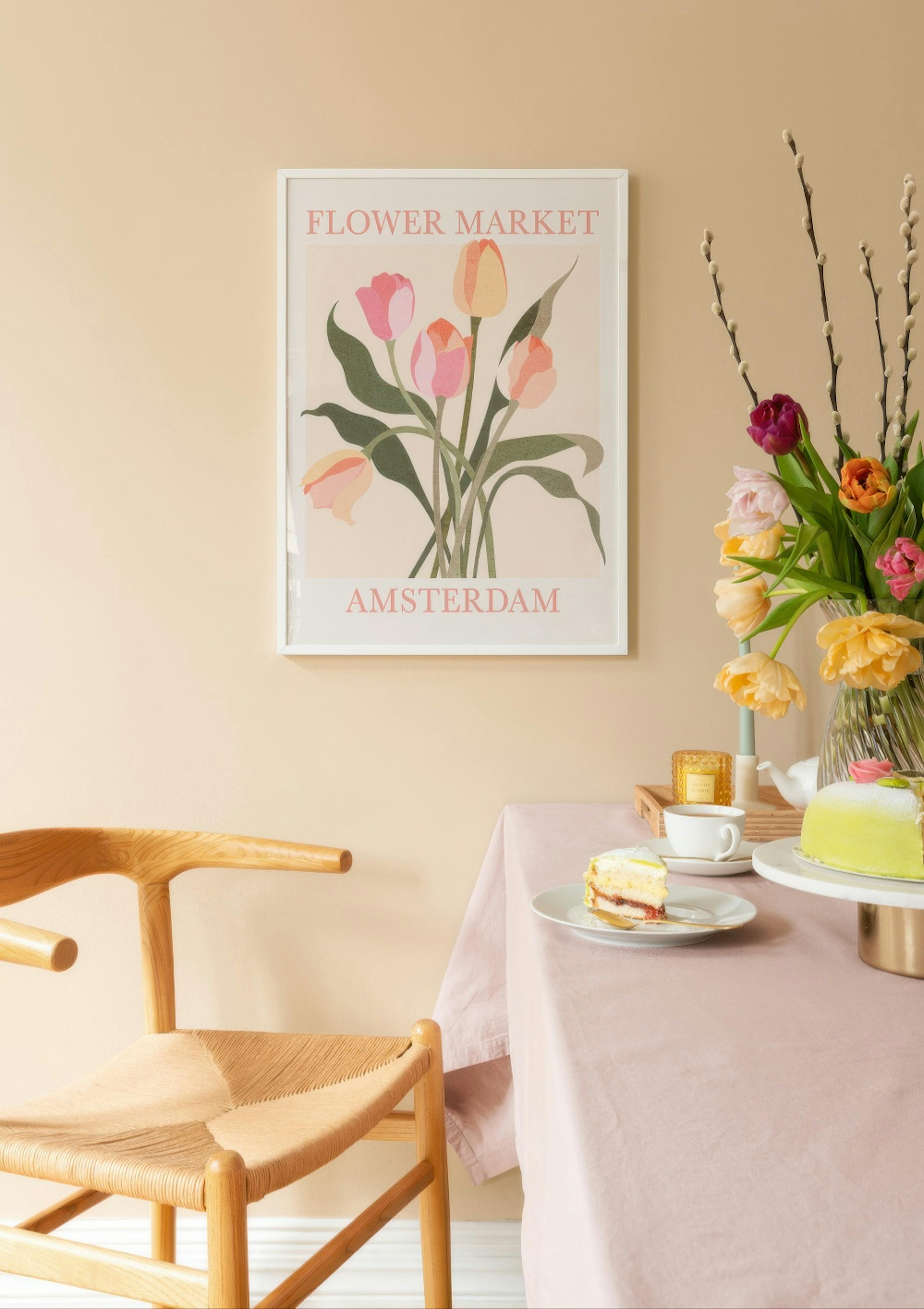 Amsterdam Flower Market Poster thumbnail