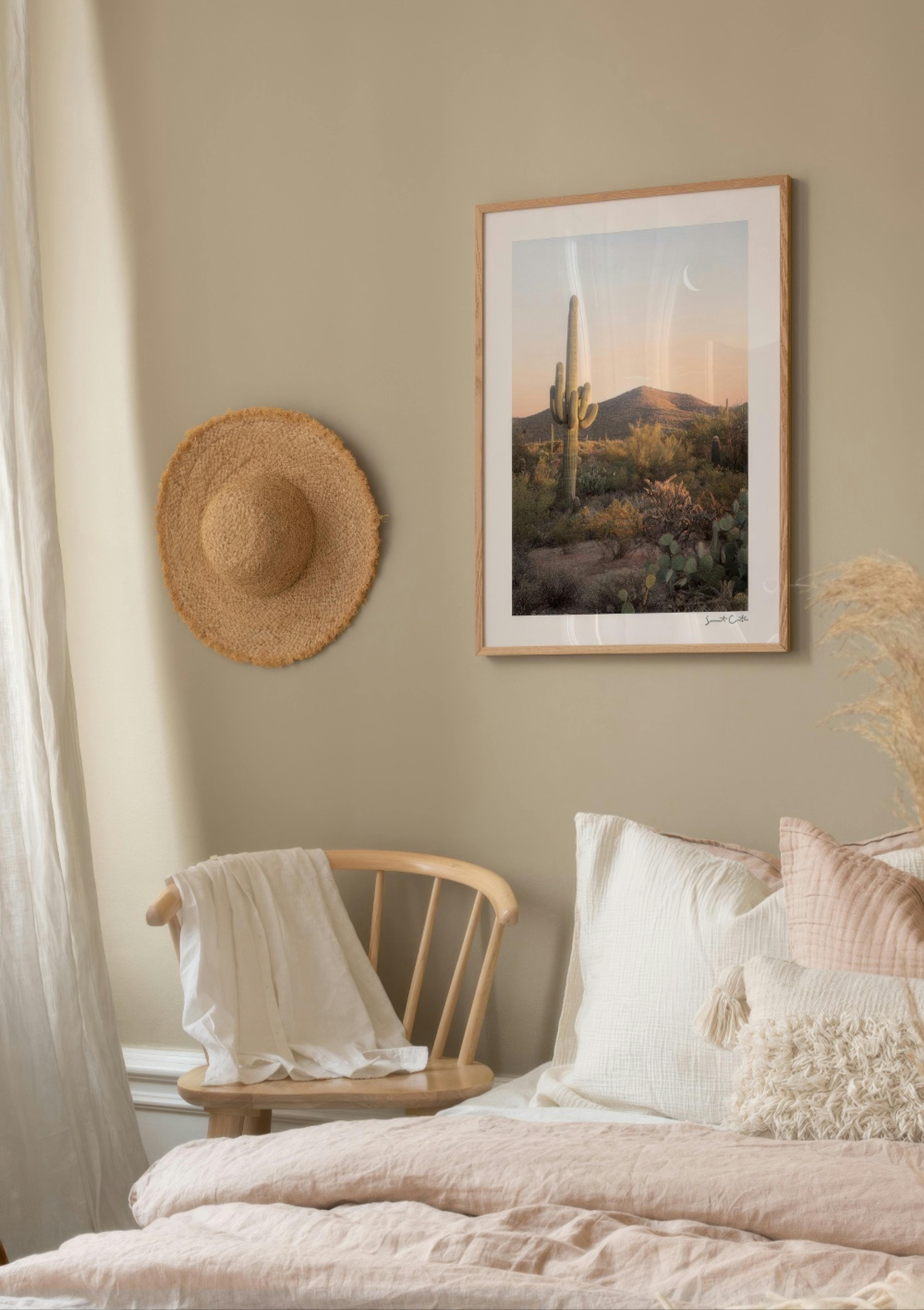 Sunset Cactus Poster thumbnail