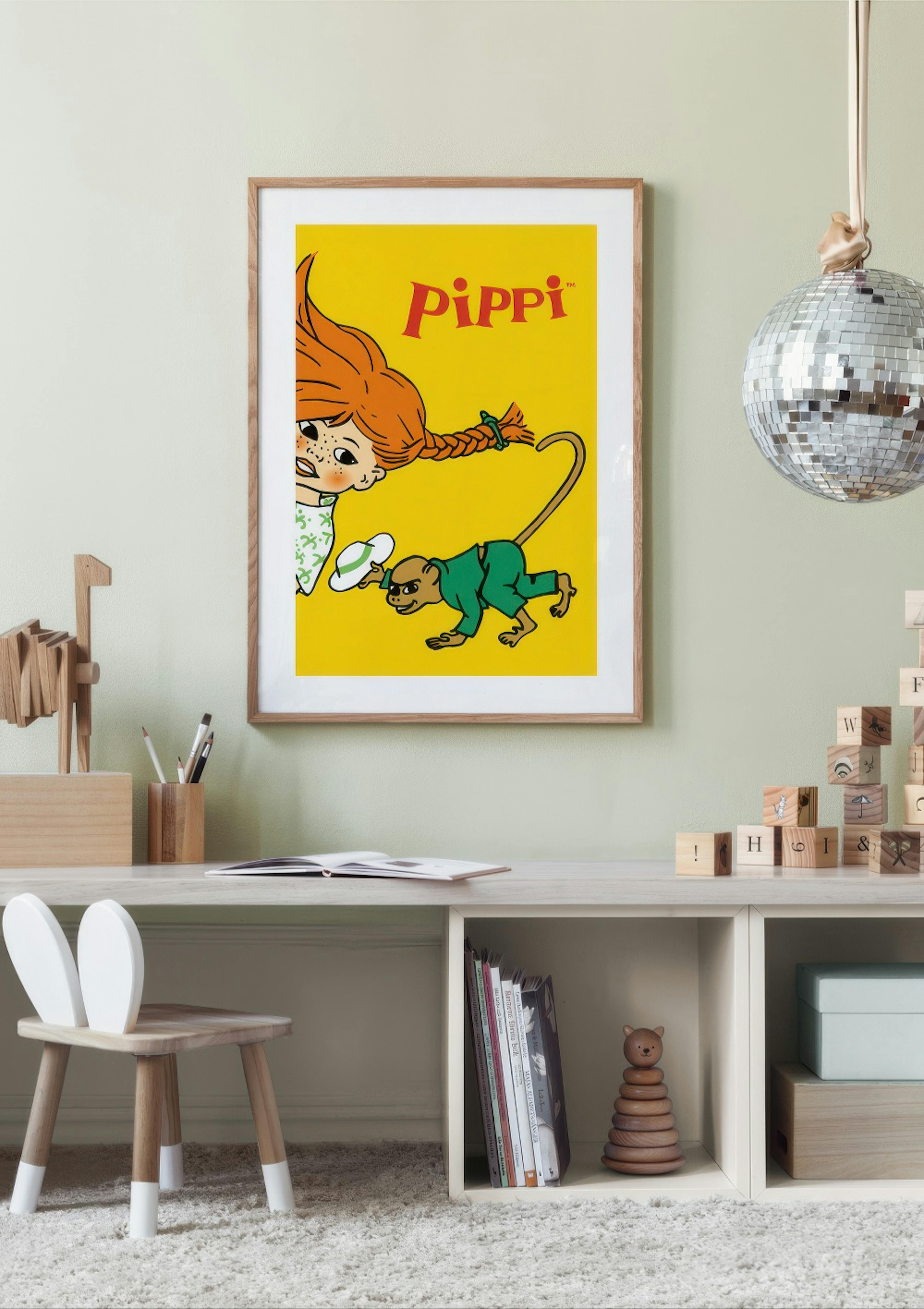 Pippi Longstocking and Mr Nilsson Poster thumbnail