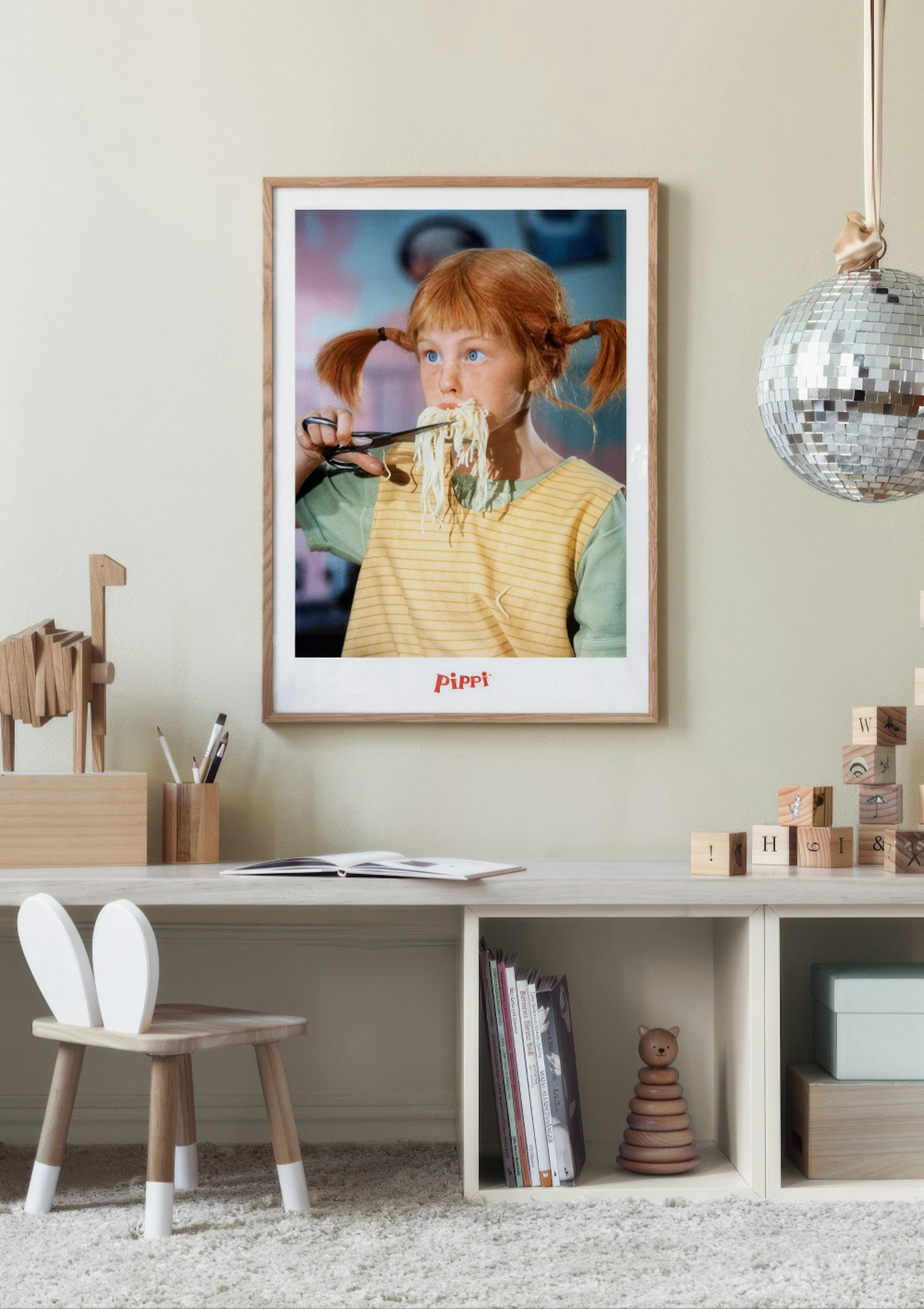 Pippi Pończoszanka je spaghetti Plakat thumbnail