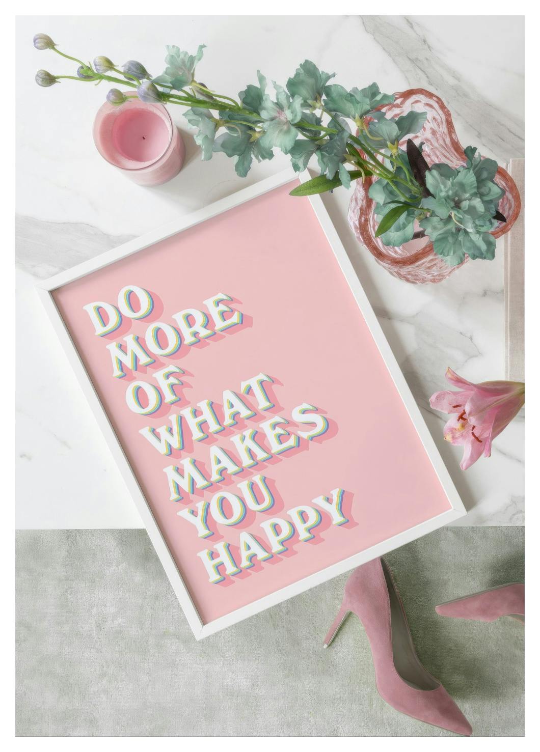 What Makes You Happy Poster (50x70 cm) - Poster Store