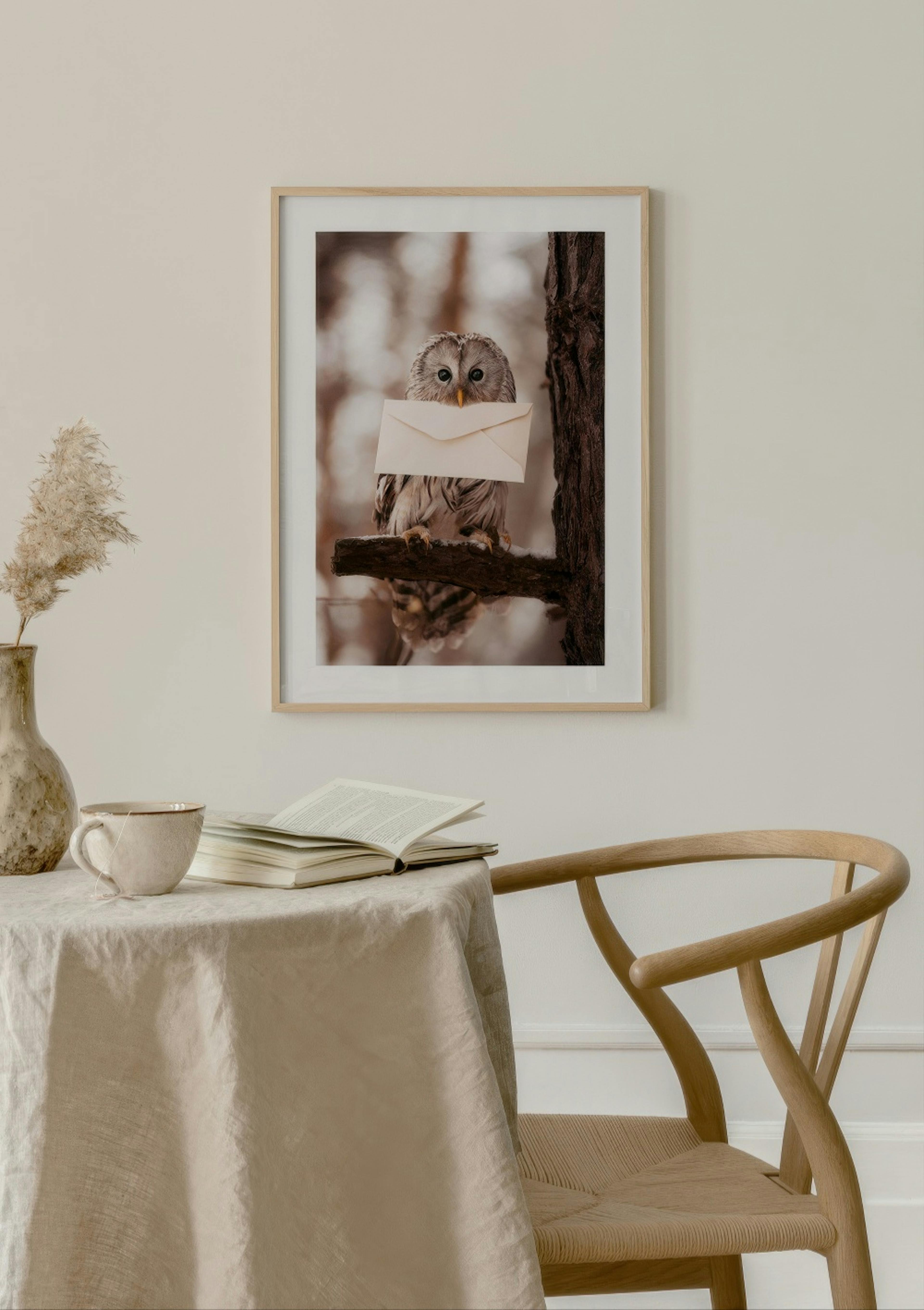 Letter Owl Poster thumbnail