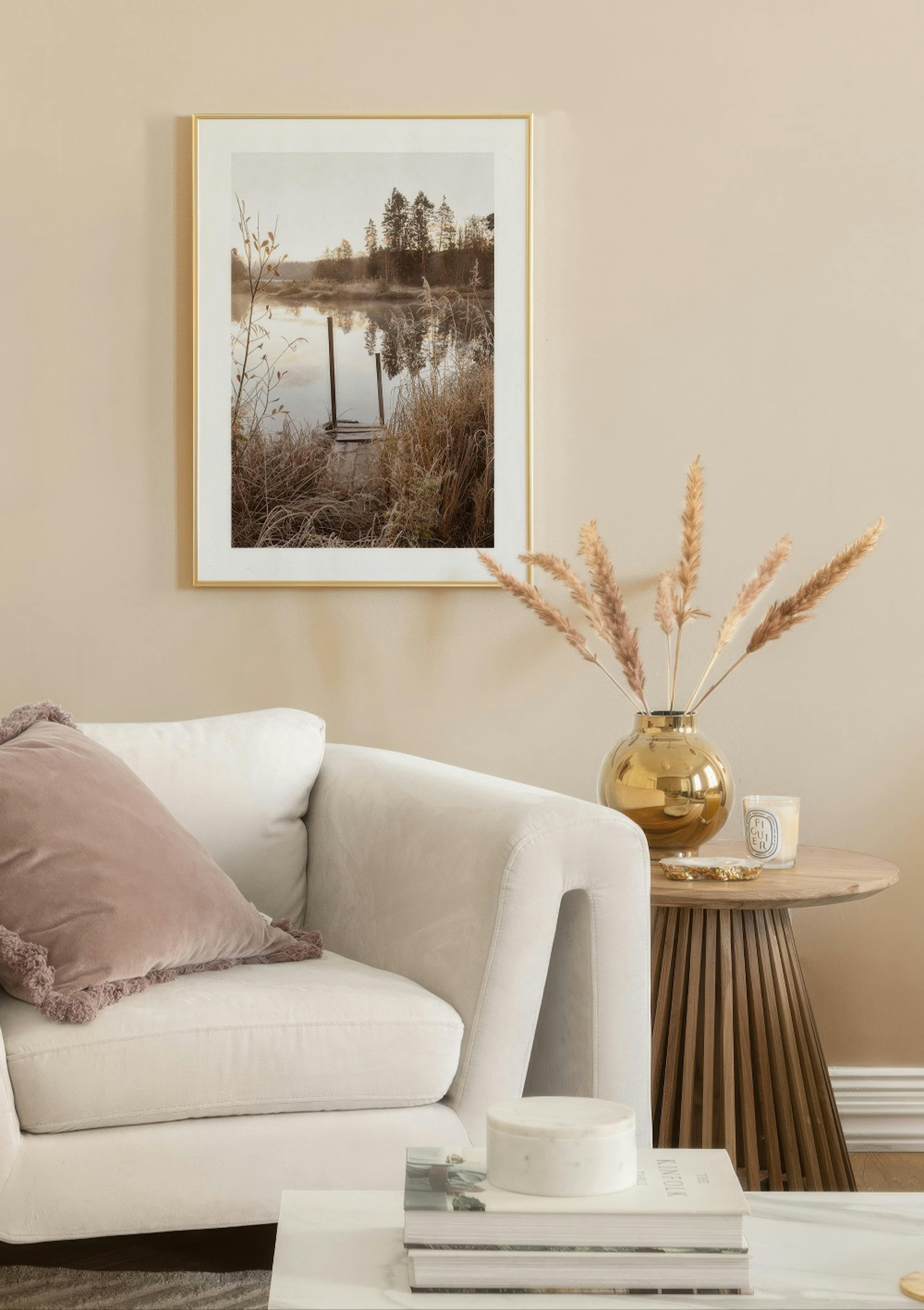Morning Serenity Lake Poster thumbnail
