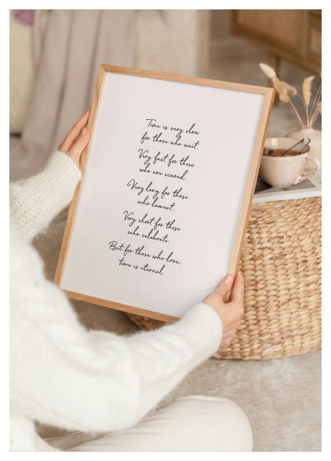 Time Is Eternal Poster (30x40 cm) - Poster Store
