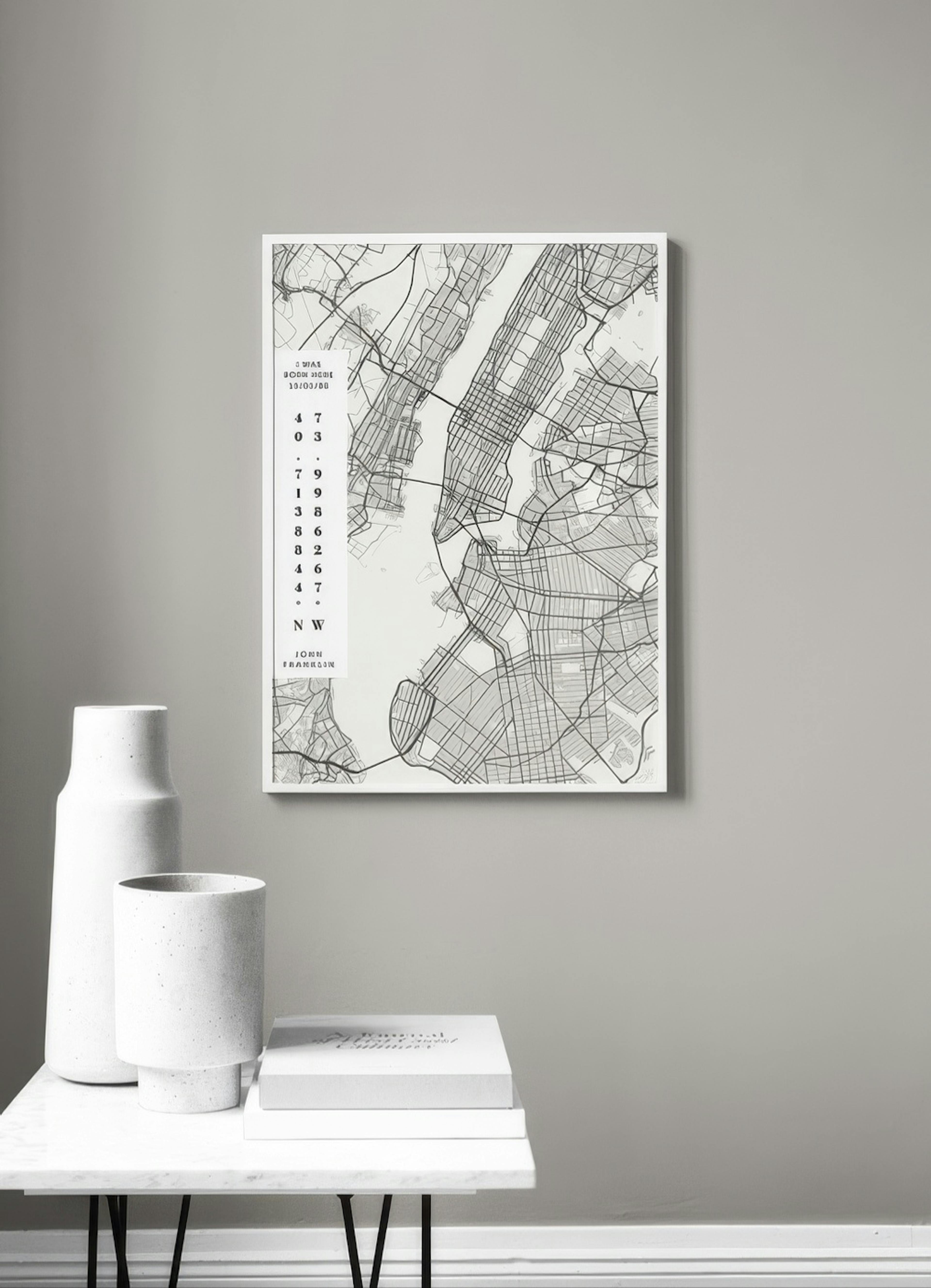 Mappa N. 2 Giorno poster personalizzato thumbnail