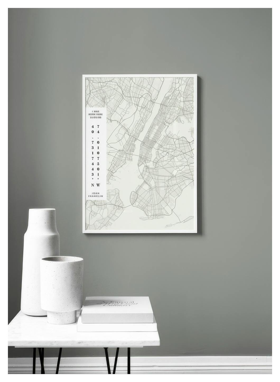 Map No2 Day Green Personal Poster (50x70 cm) - Poster Store