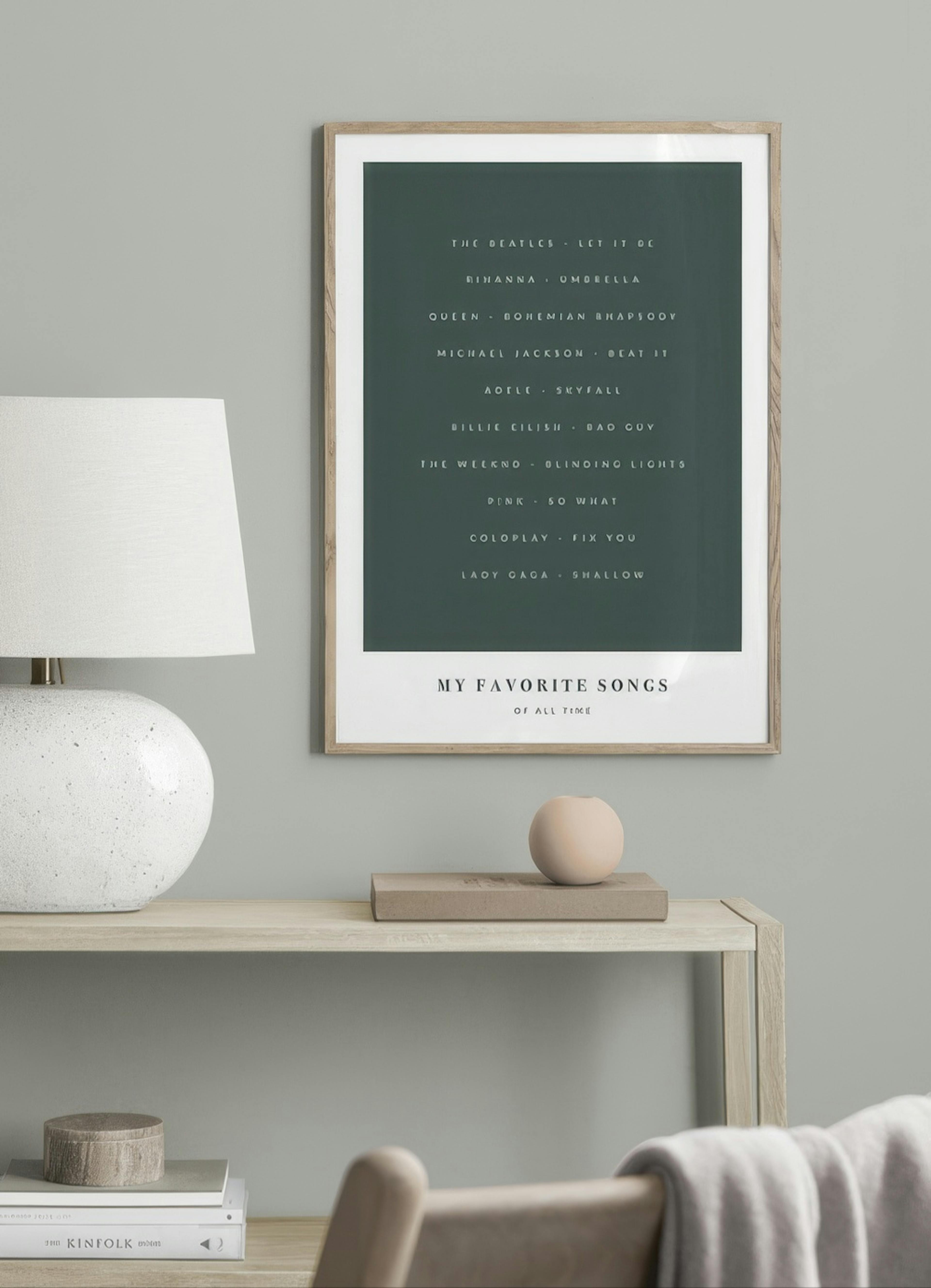 My Favorite Songs Green Personal Poster thumbnail