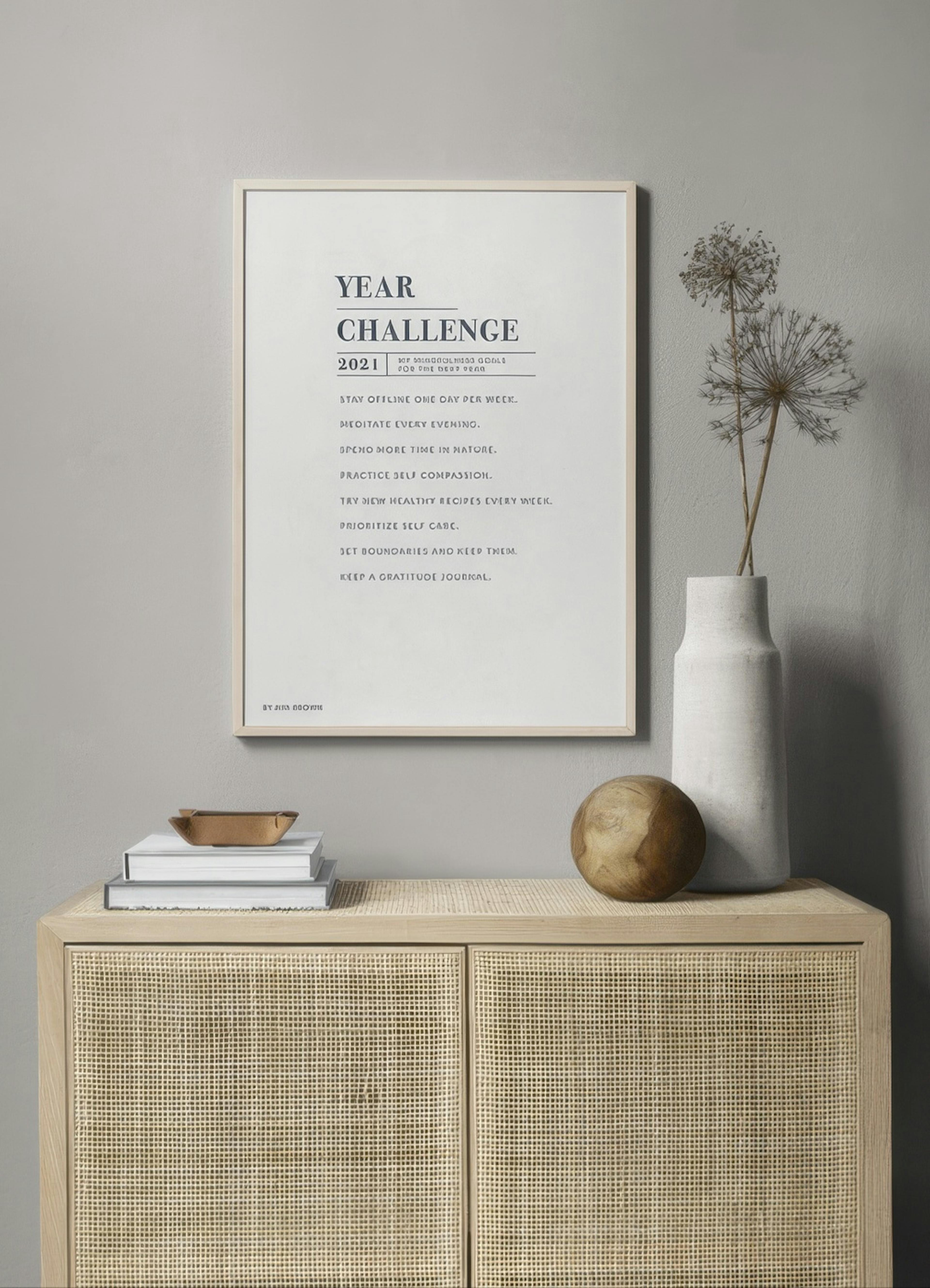 Year Challenge Personal Poster thumbnail