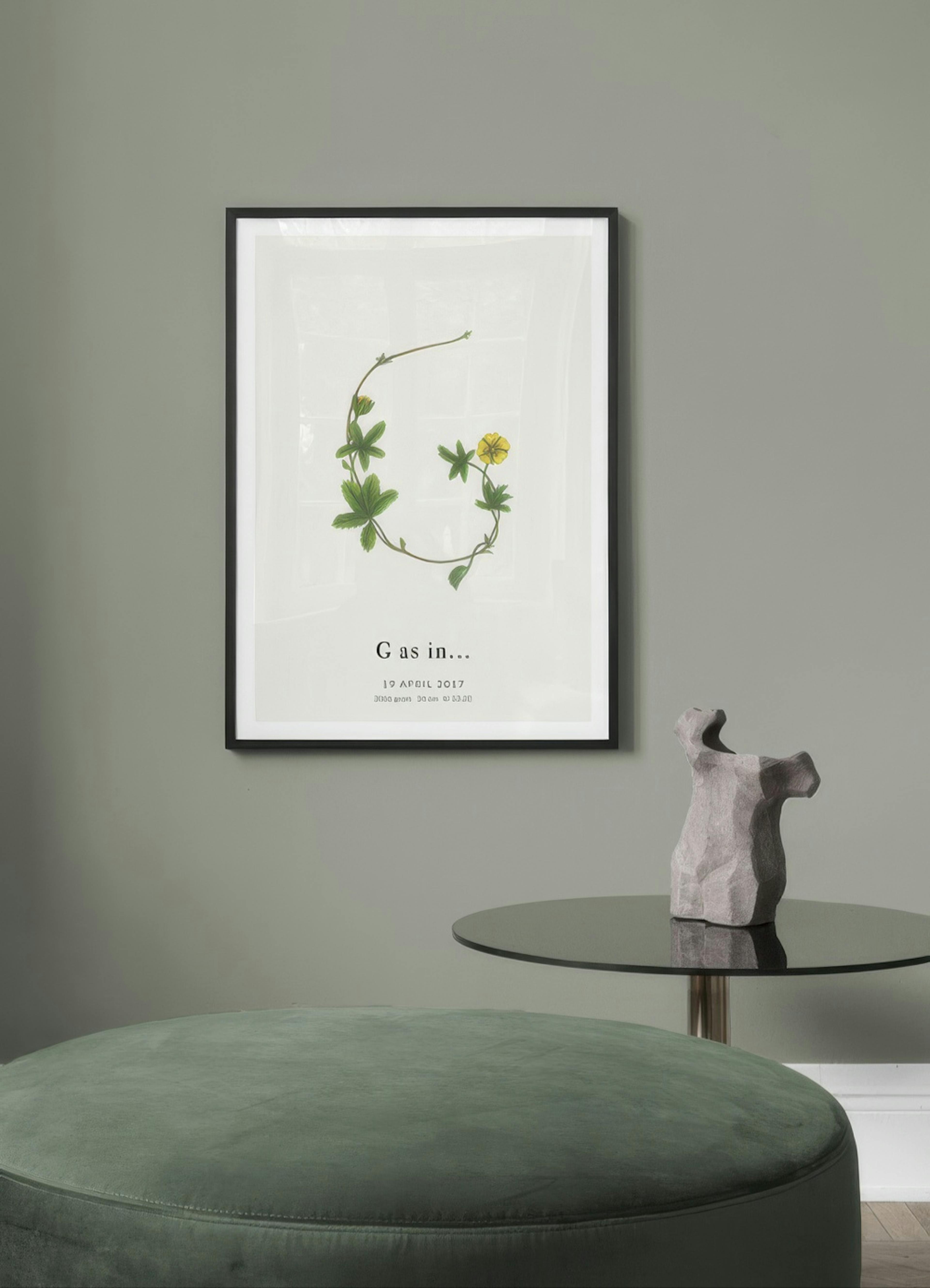 Botanic Letter G Personal Poster thumbnail