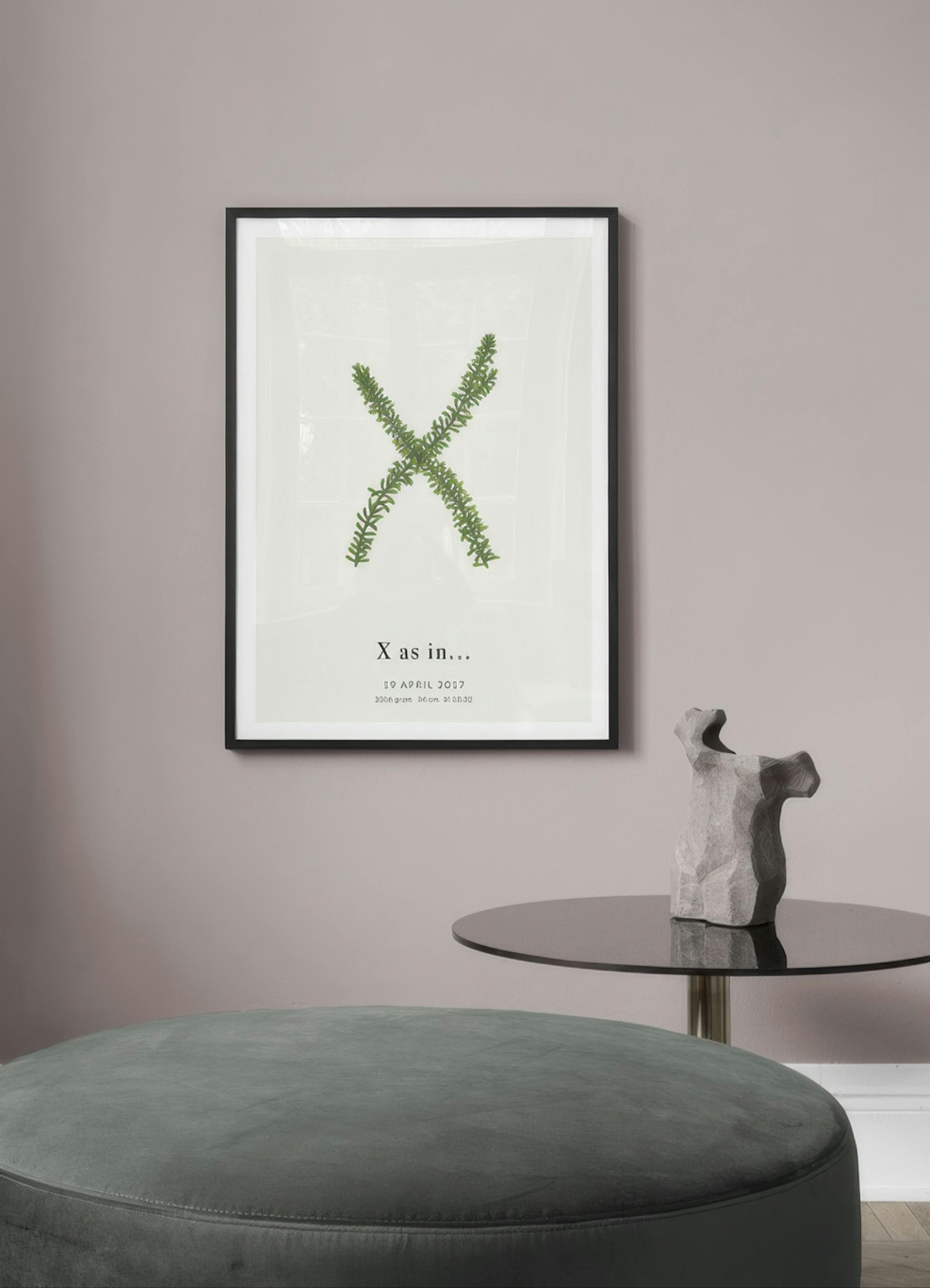 Botanic Letter X Personal Poster thumbnail