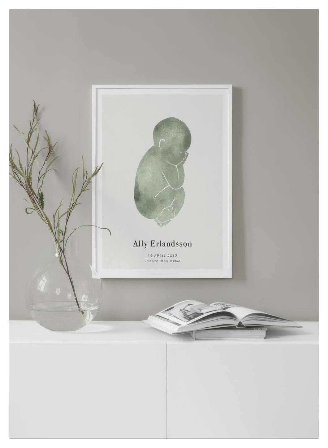 Baby Green Personal Poster (30x40 cm) - Poster Store